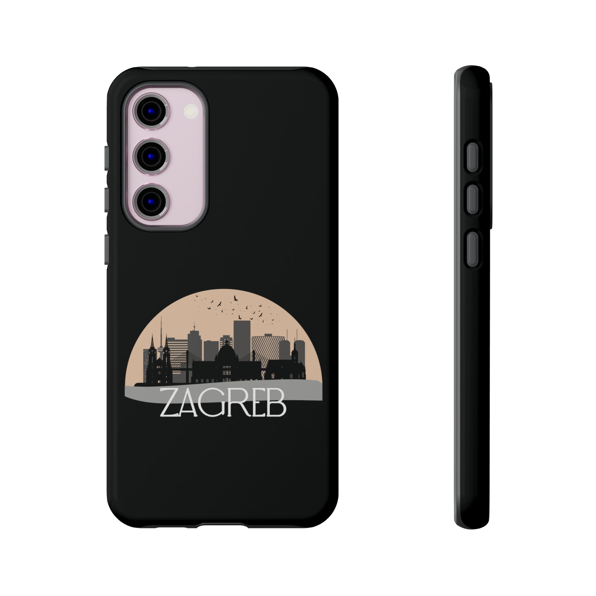 ZAGREB Phone Case - Black