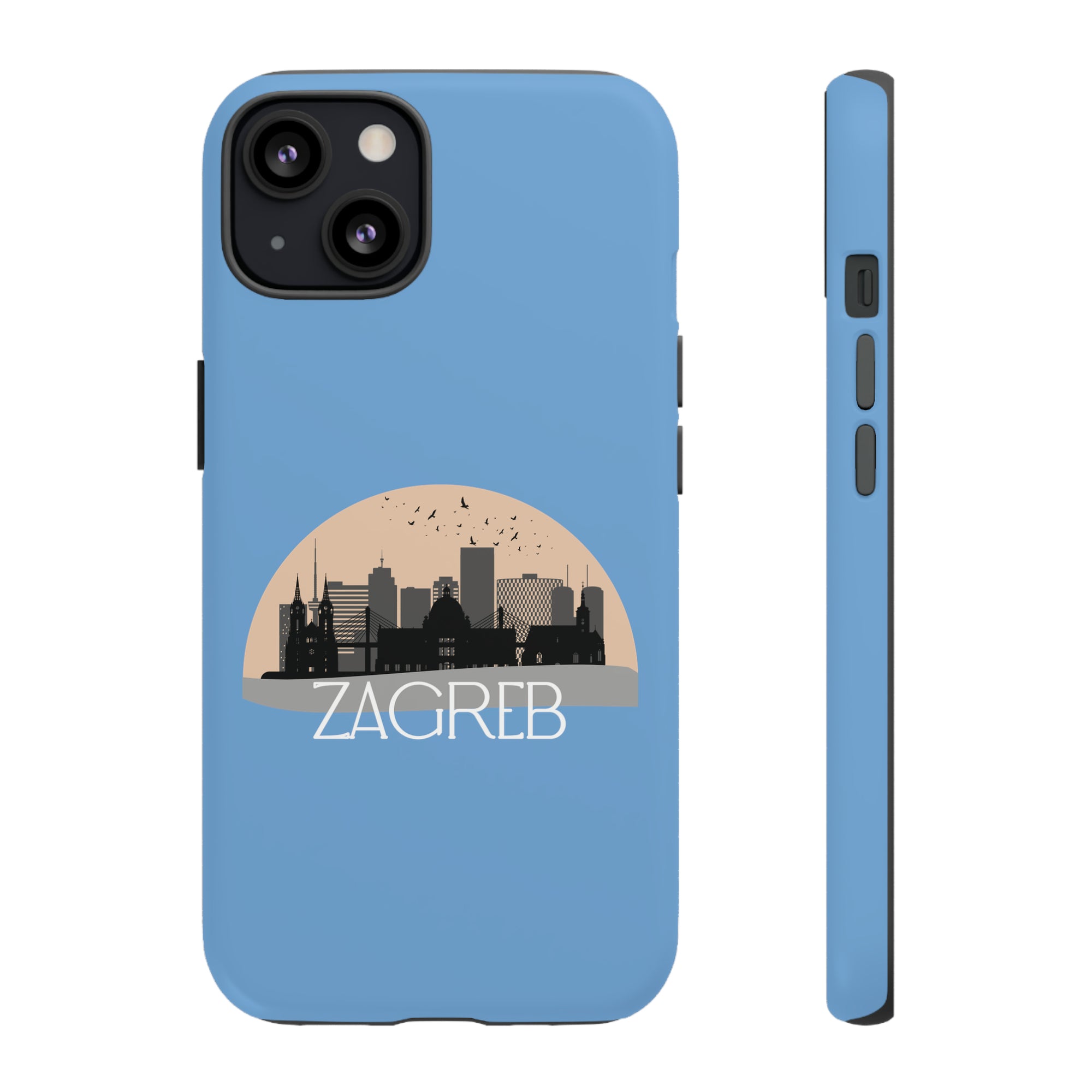 ZAGREB Phone Case - Light Blue