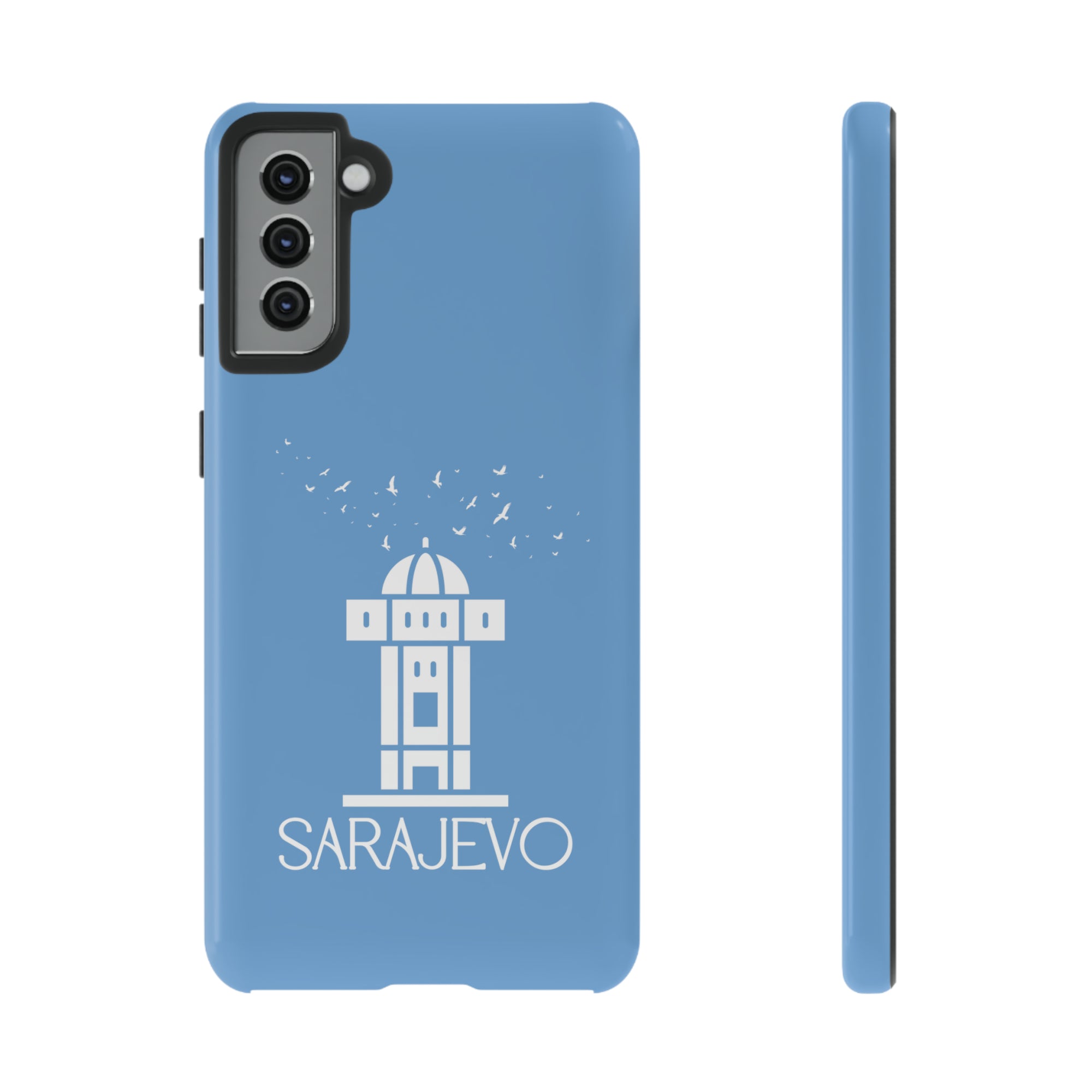 SARAJEVO SEBILJ Phone Case - Light Blue