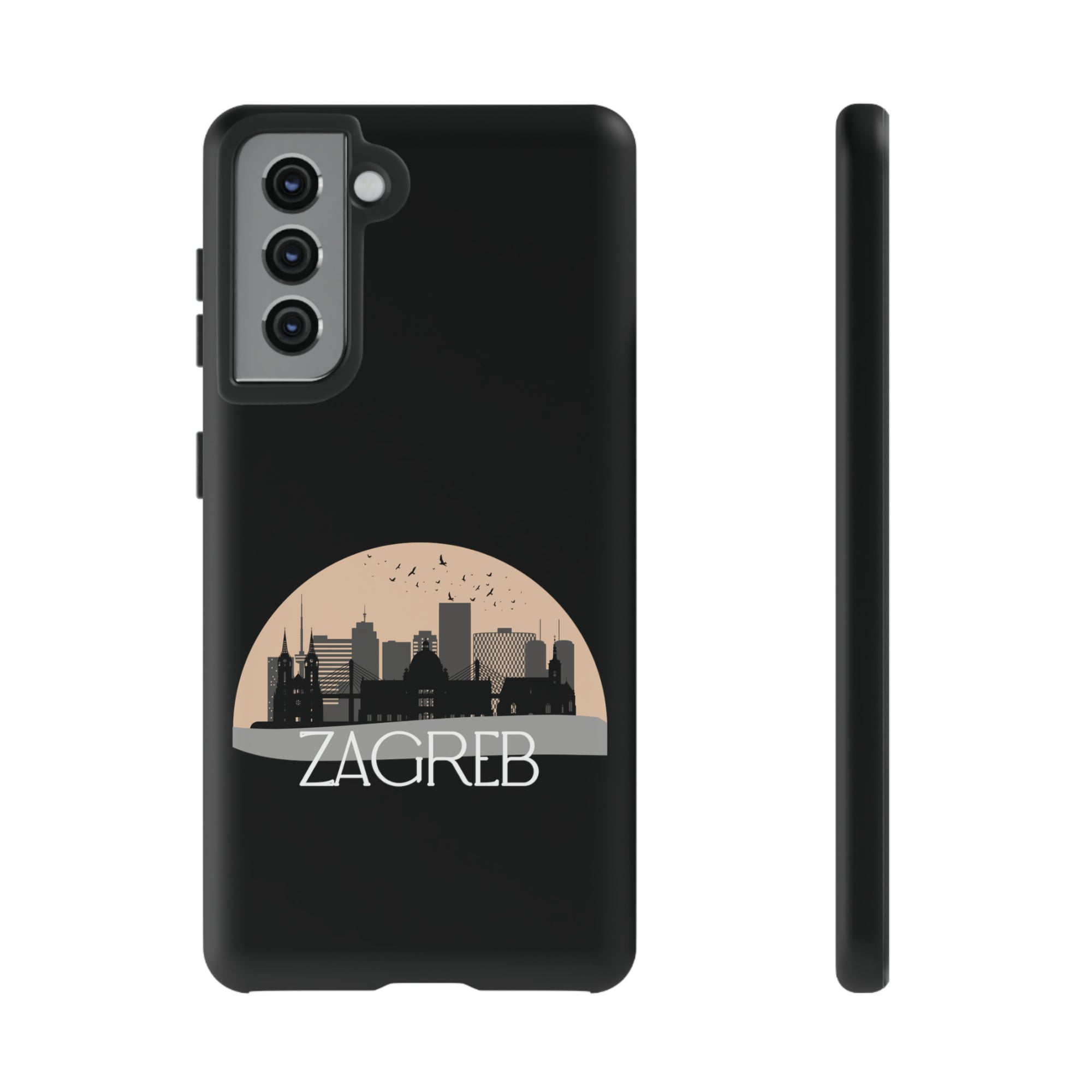 ZAGREB Phone Case - Black