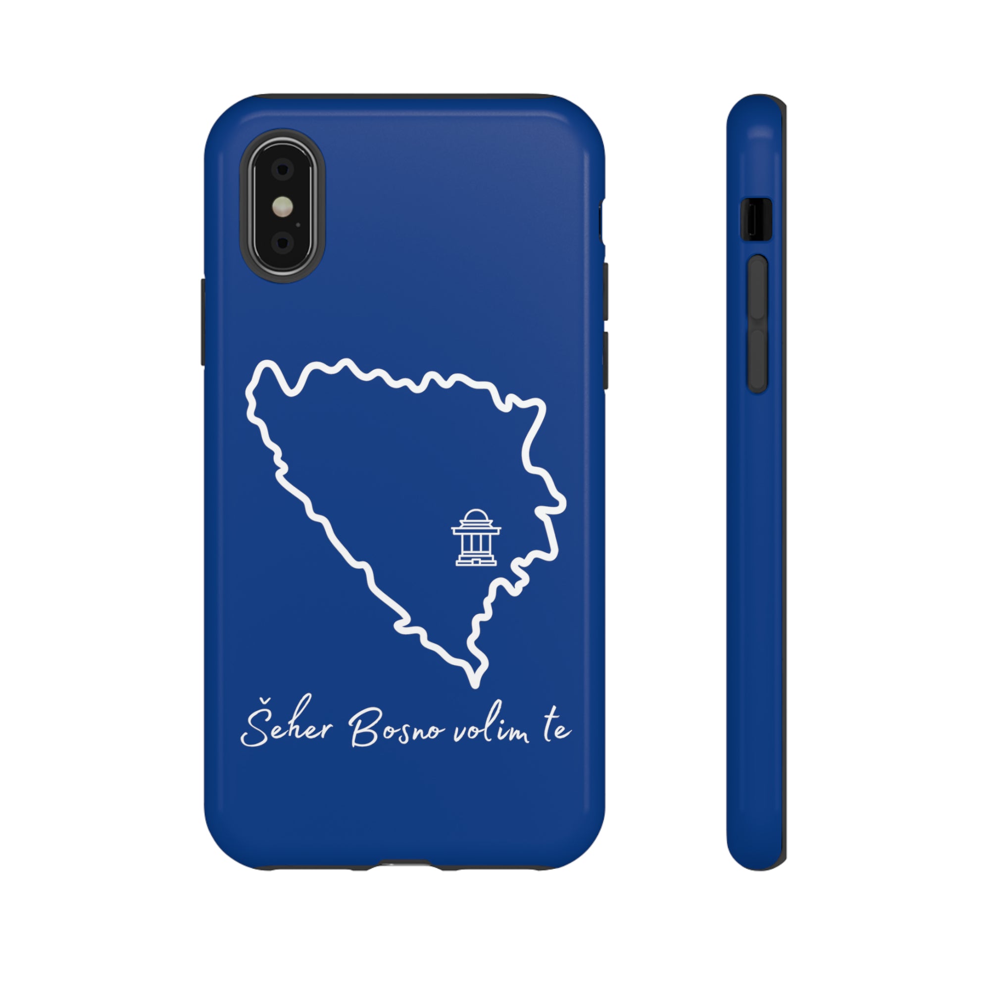 Šeher Bosno Volim Te Phone Case - Blue