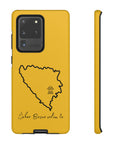 Šeher Bosno Volim Te Phone Case - Yellow