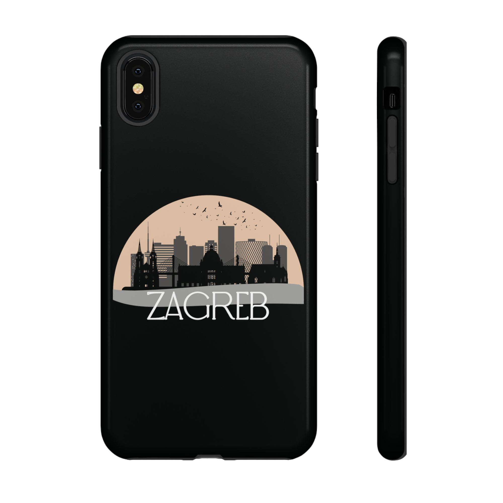 ZAGREB Phone Case - Black