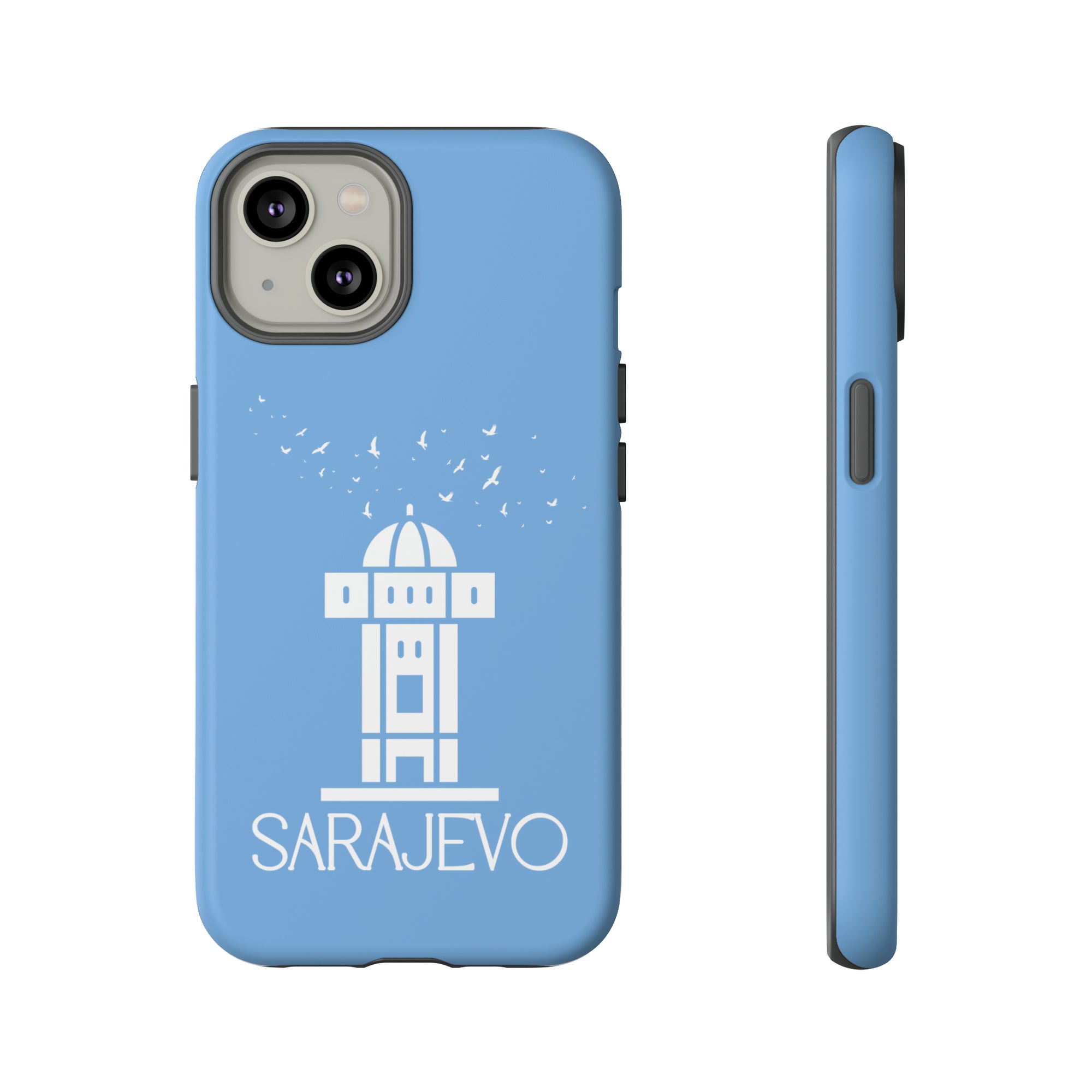 SARAJEVO SEBILJ Phone Case - Light Blue