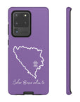 Šeher Bosno Volim Te Phone Case - Purple