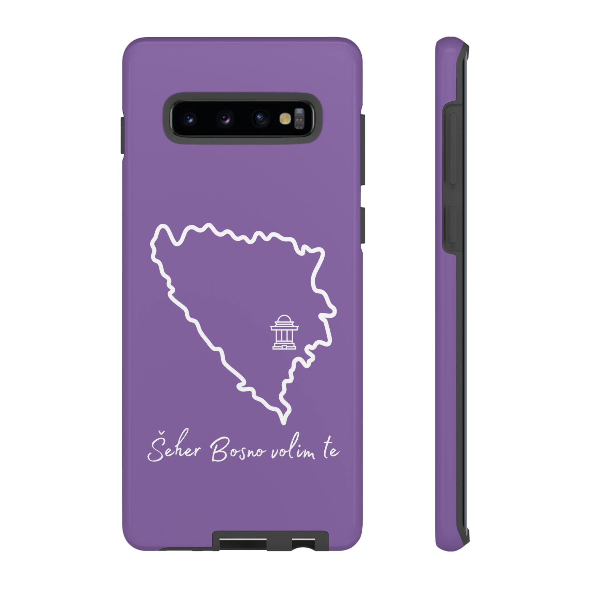 Šeher Bosno Volim Te Phone Case - Purple