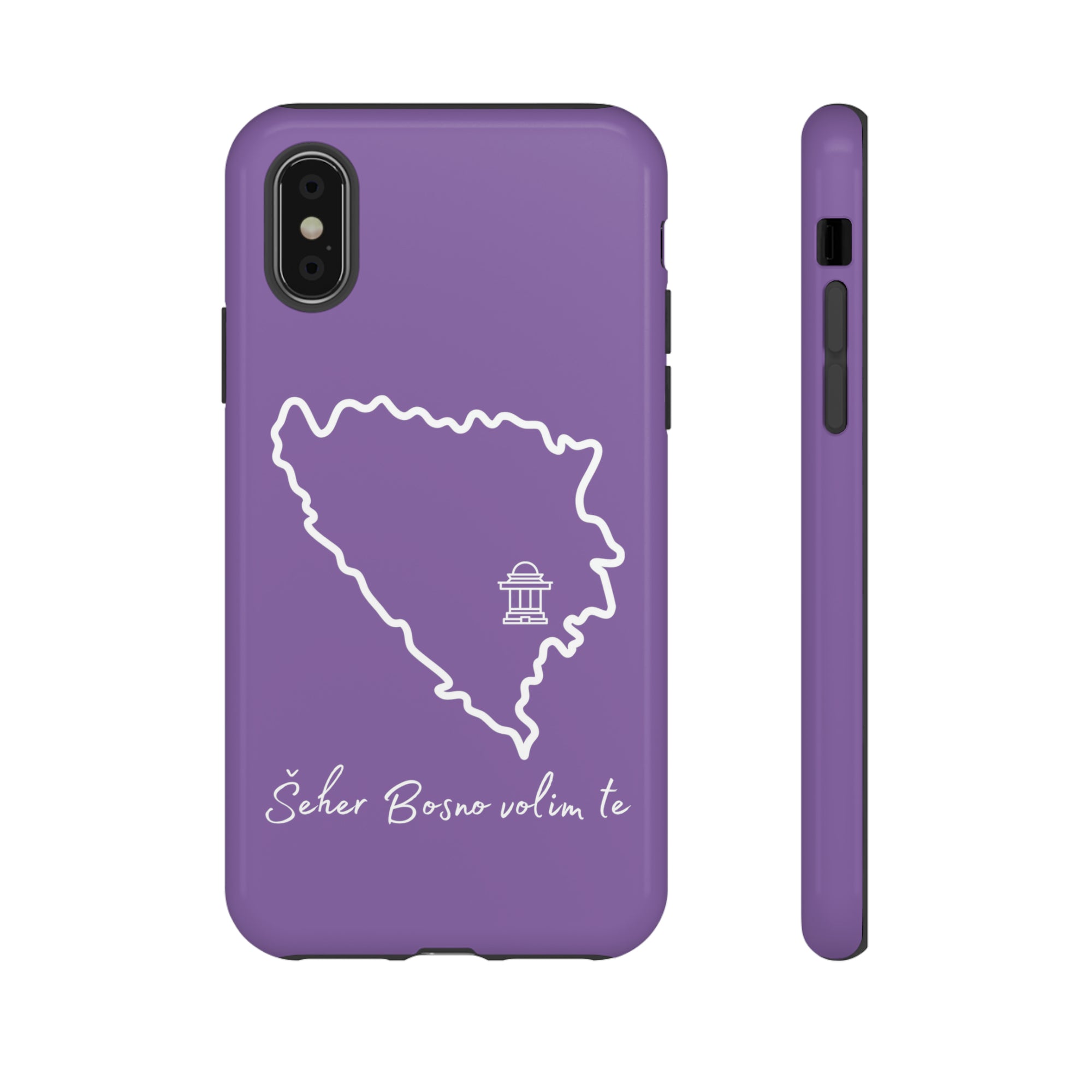 Šeher Bosno Volim Te Phone Case - Purple