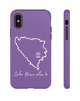 Šeher Bosno Volim Te Phone Case - Purple