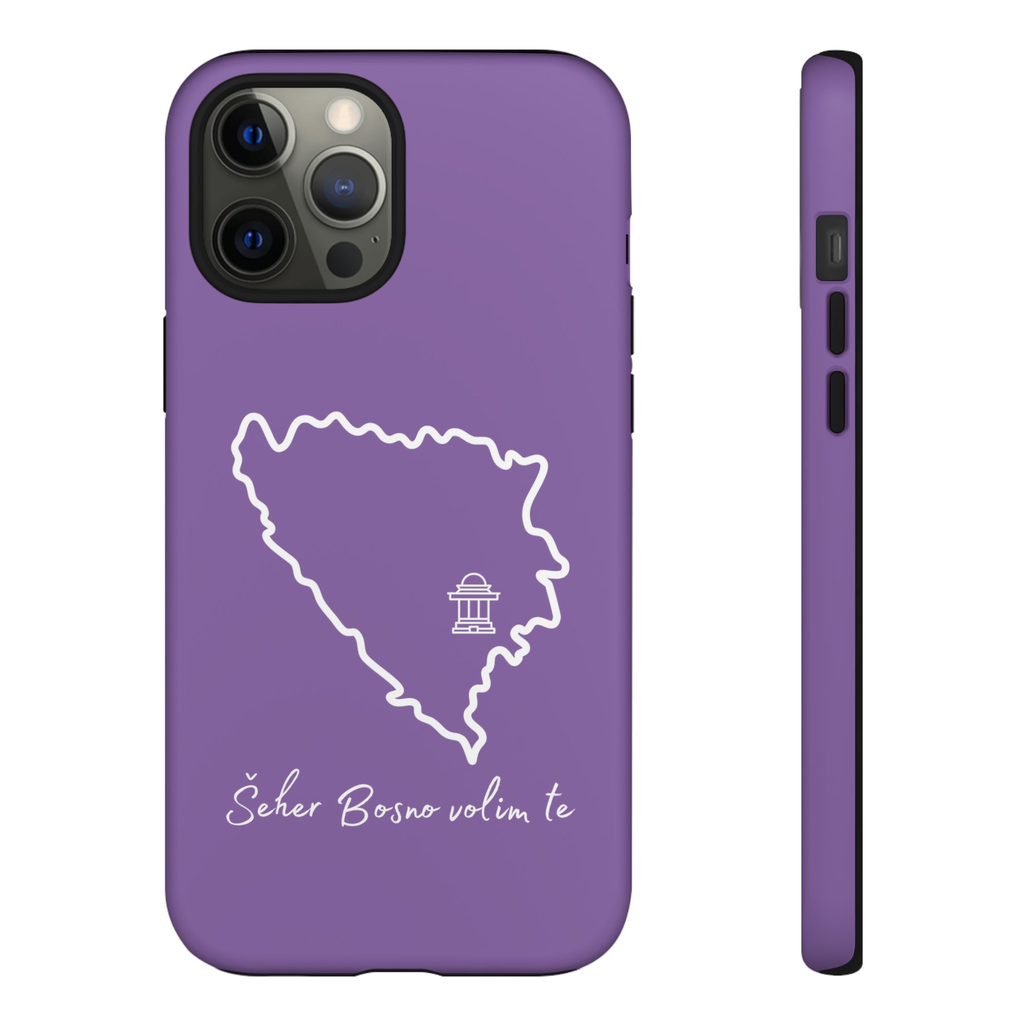 Šeher Bosno Volim Te Phone Case - Purple