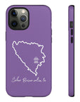 Šeher Bosno Volim Te Phone Case - Purple