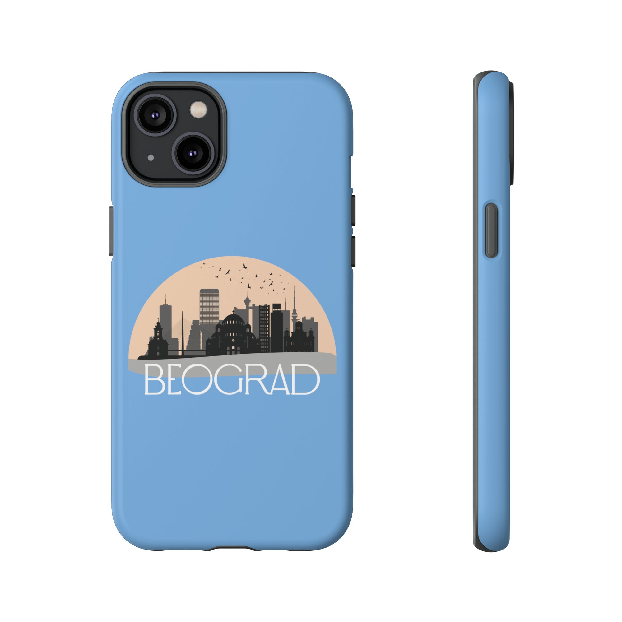 BEOGRAD Phone Case - Light Blue