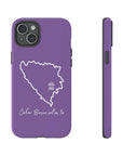 Šeher Bosno Volim Te Phone Case - Purple