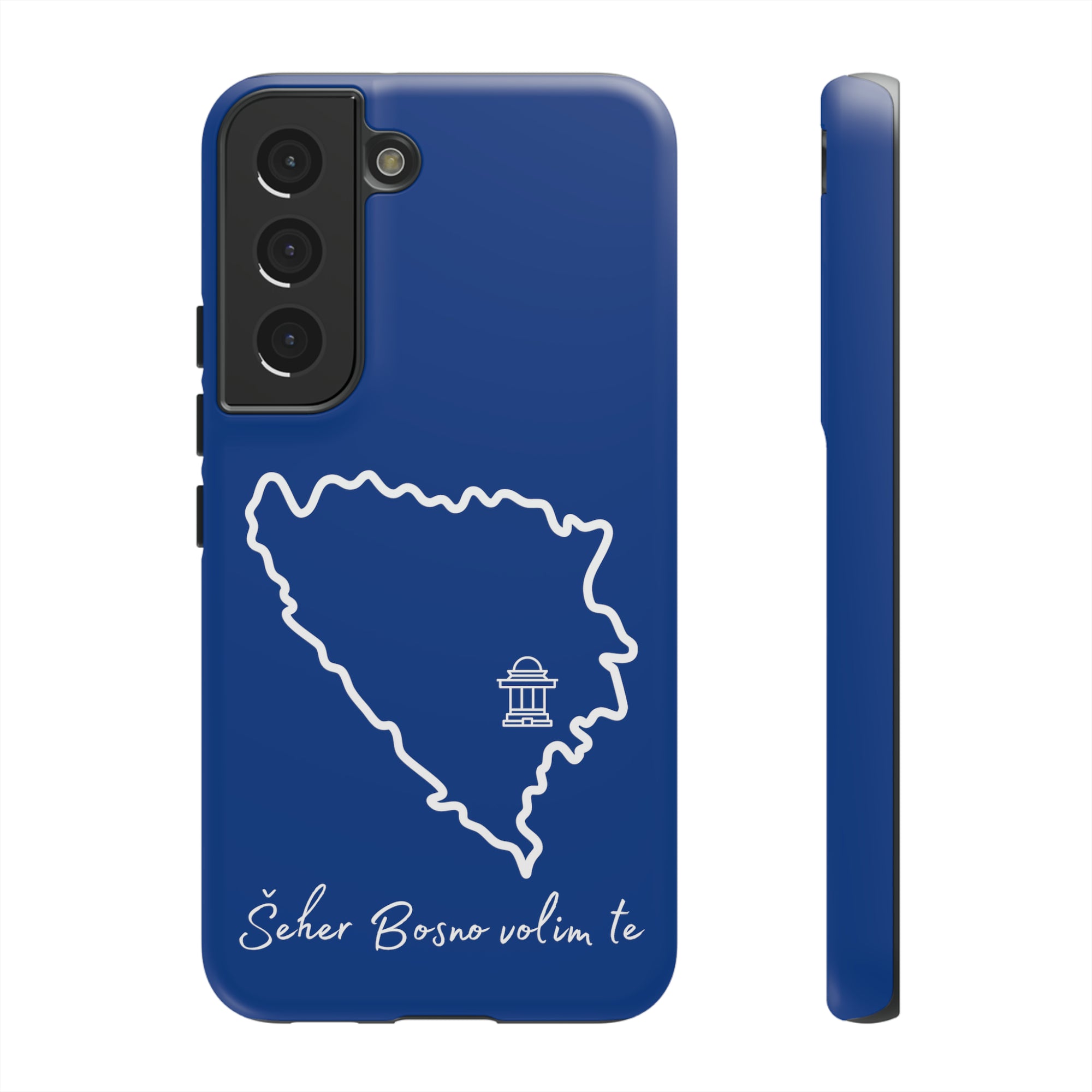 Šeher Bosno Volim Te Phone Case - Blue