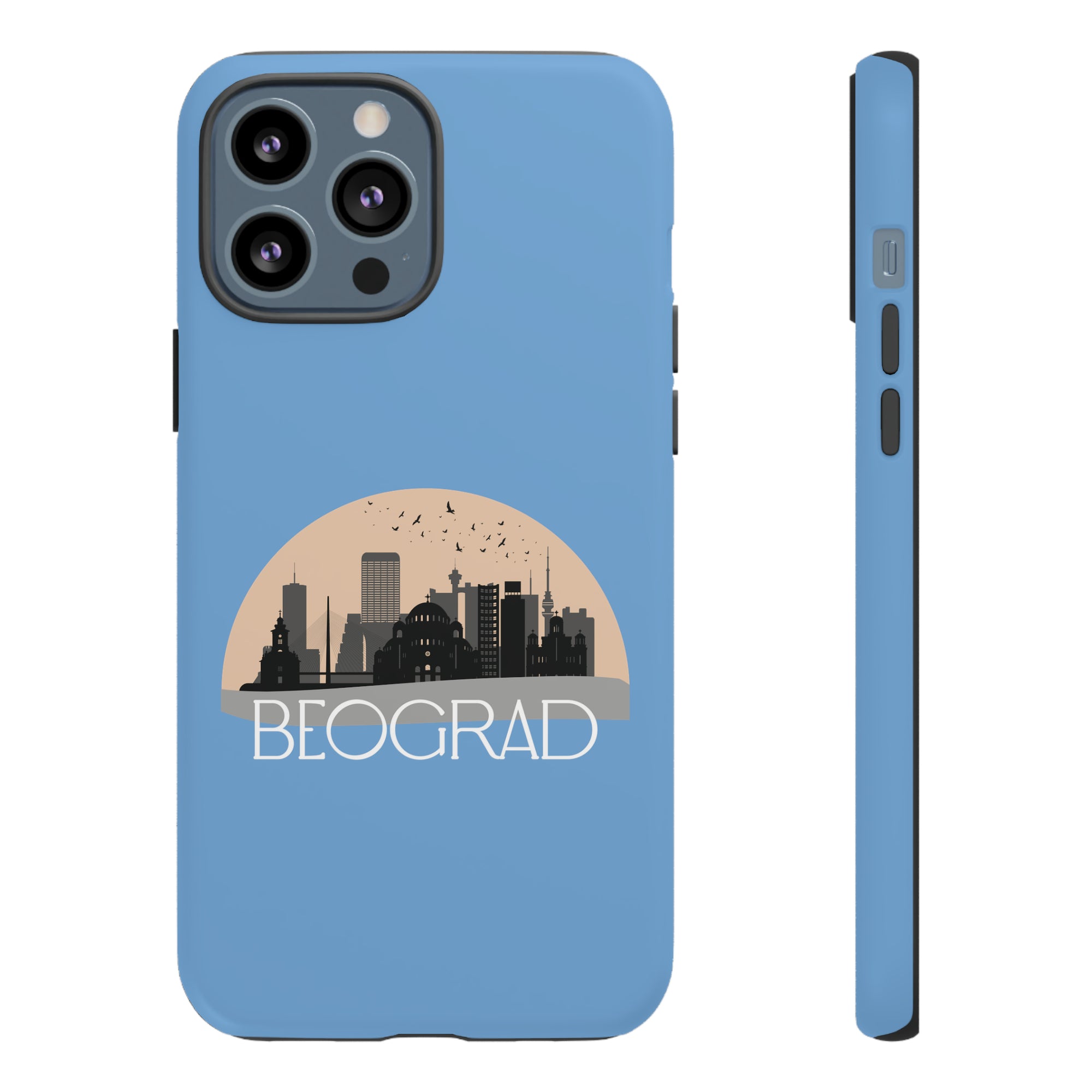 BEOGRAD Phone Case - Light Blue