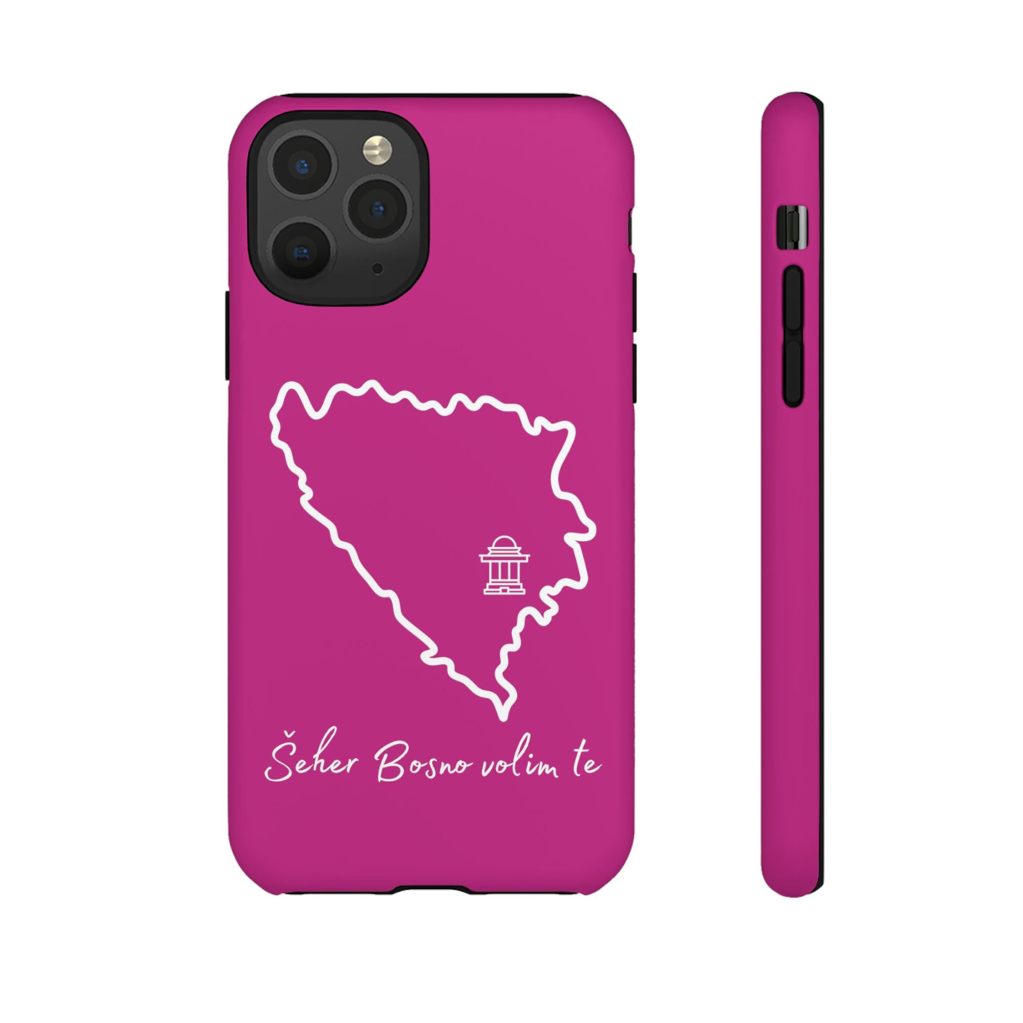 Šeher Bosno Volim Te Phone Case - Pink