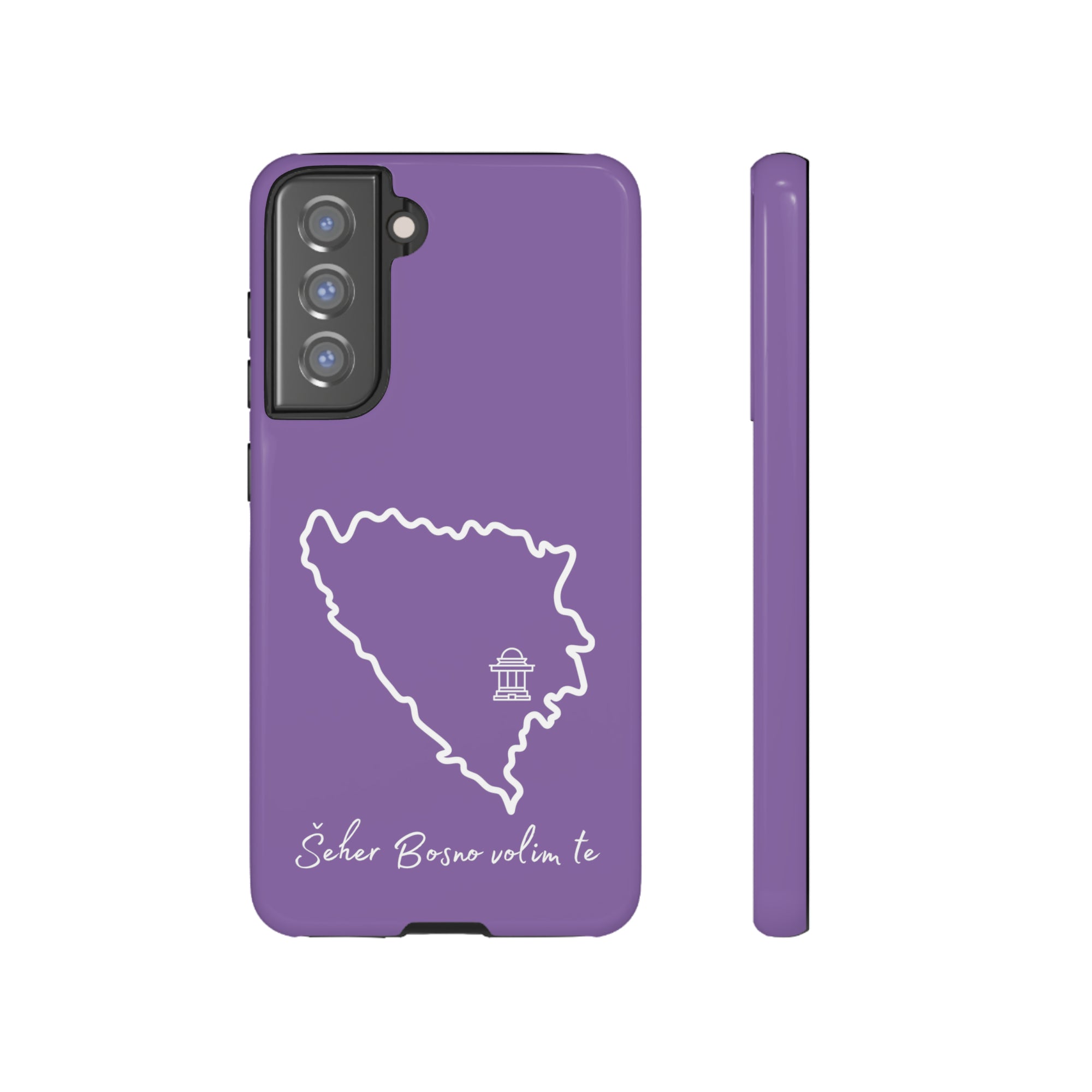 Šeher Bosno Volim Te Phone Case - Purple