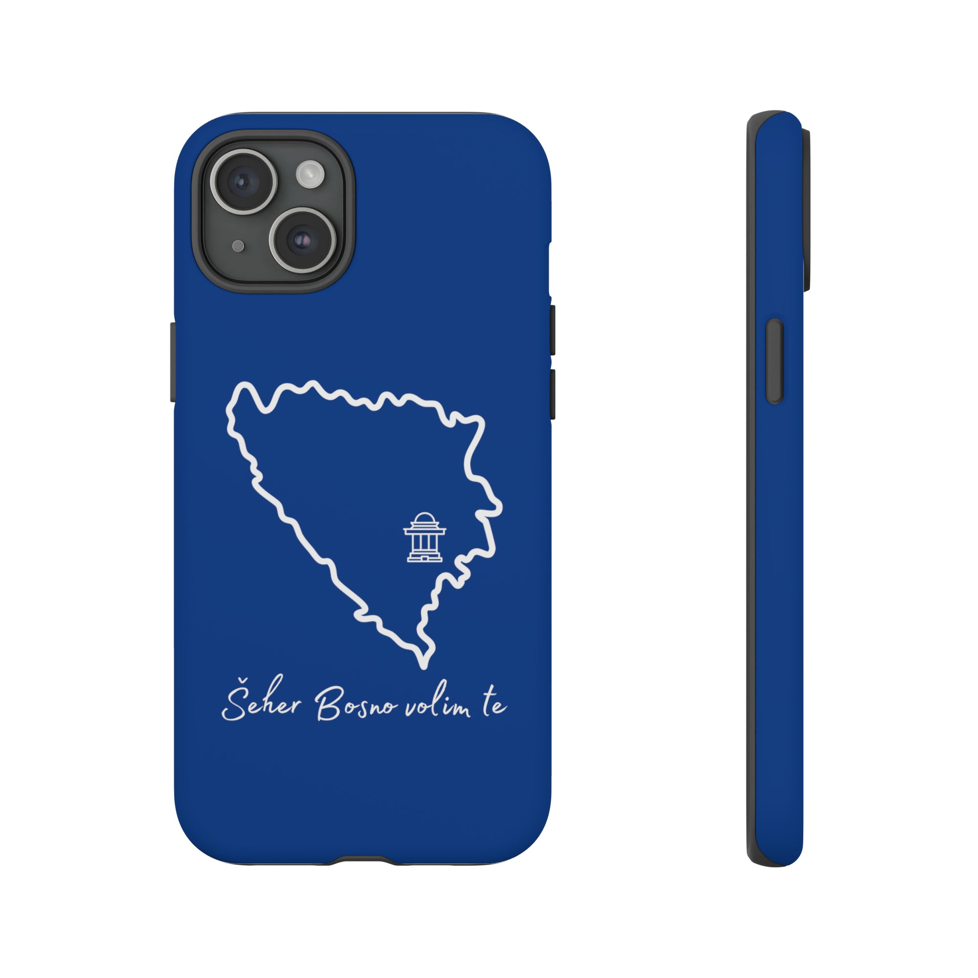 Šeher Bosno Volim Te Phone Case - Blue