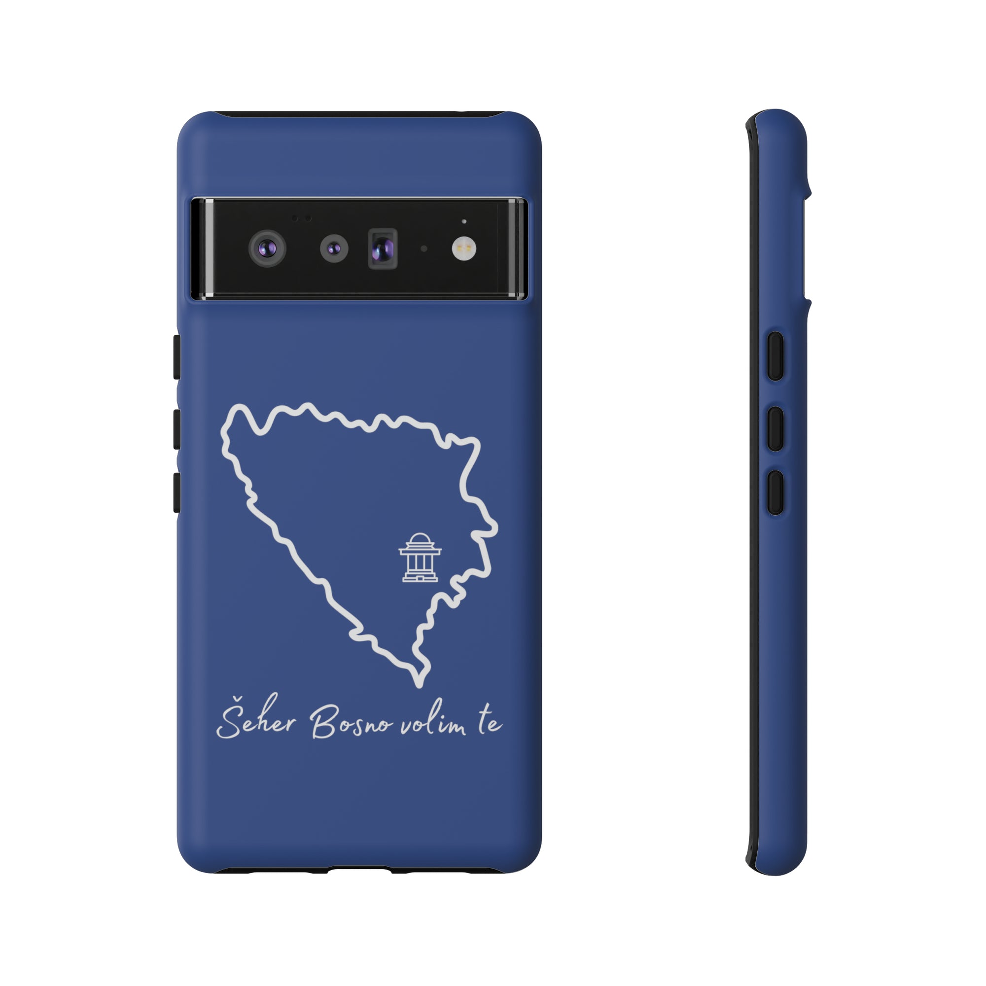 Šeher Bosno Volim Te Phone Case - Blue