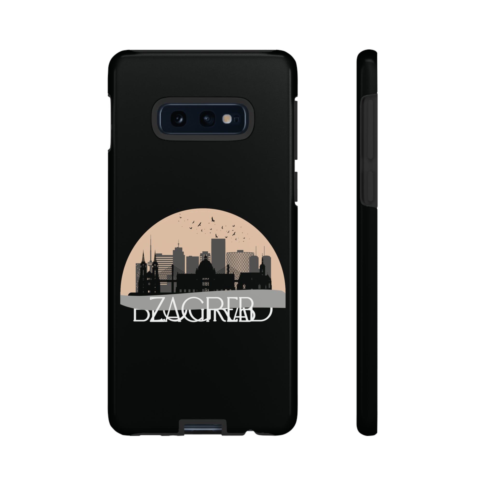 ZAGREB Phone Case - Black