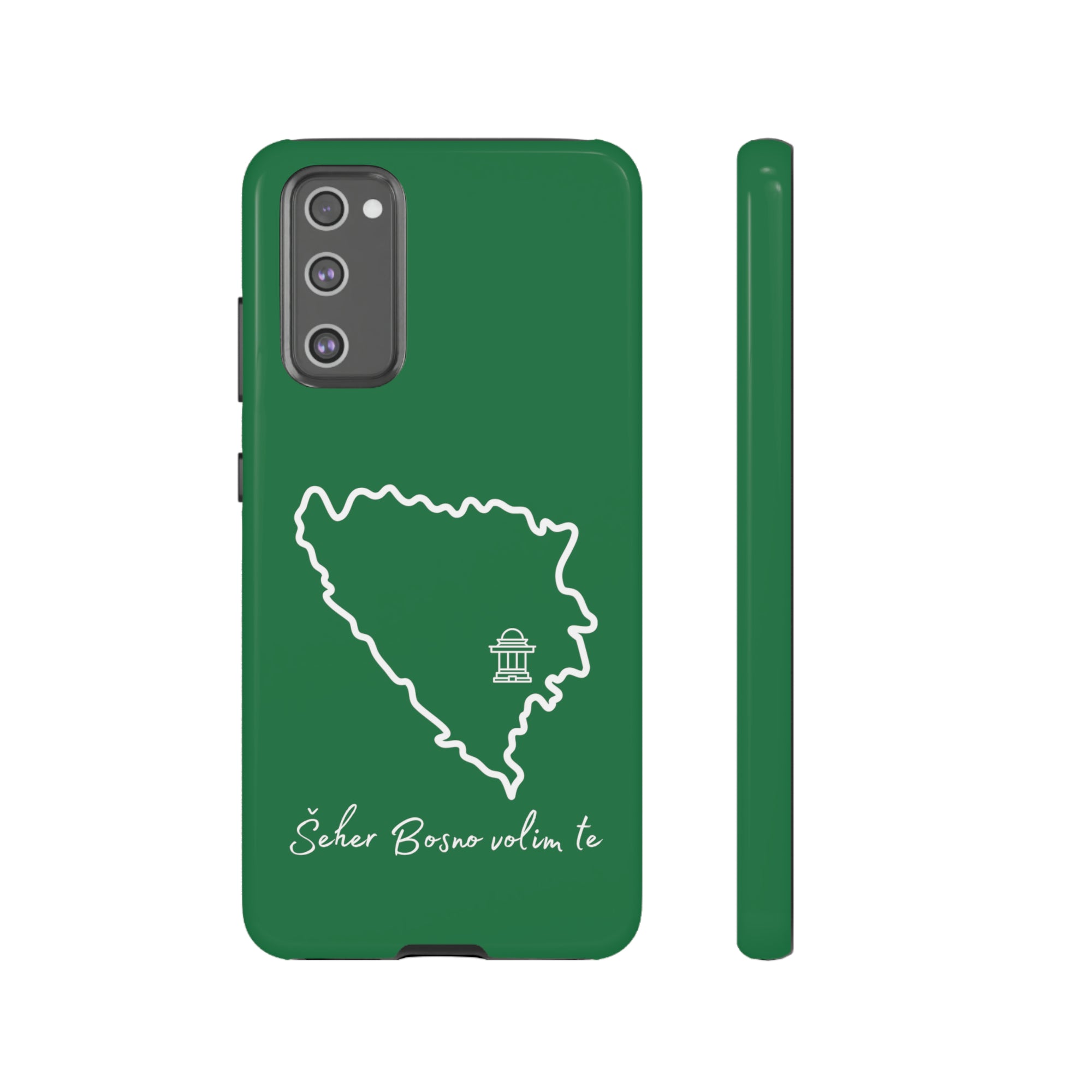 Šeher Bosno Volim Te Phone Case - Green