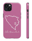 Šeher Bosno Volim Te Phone Case - Light Pink