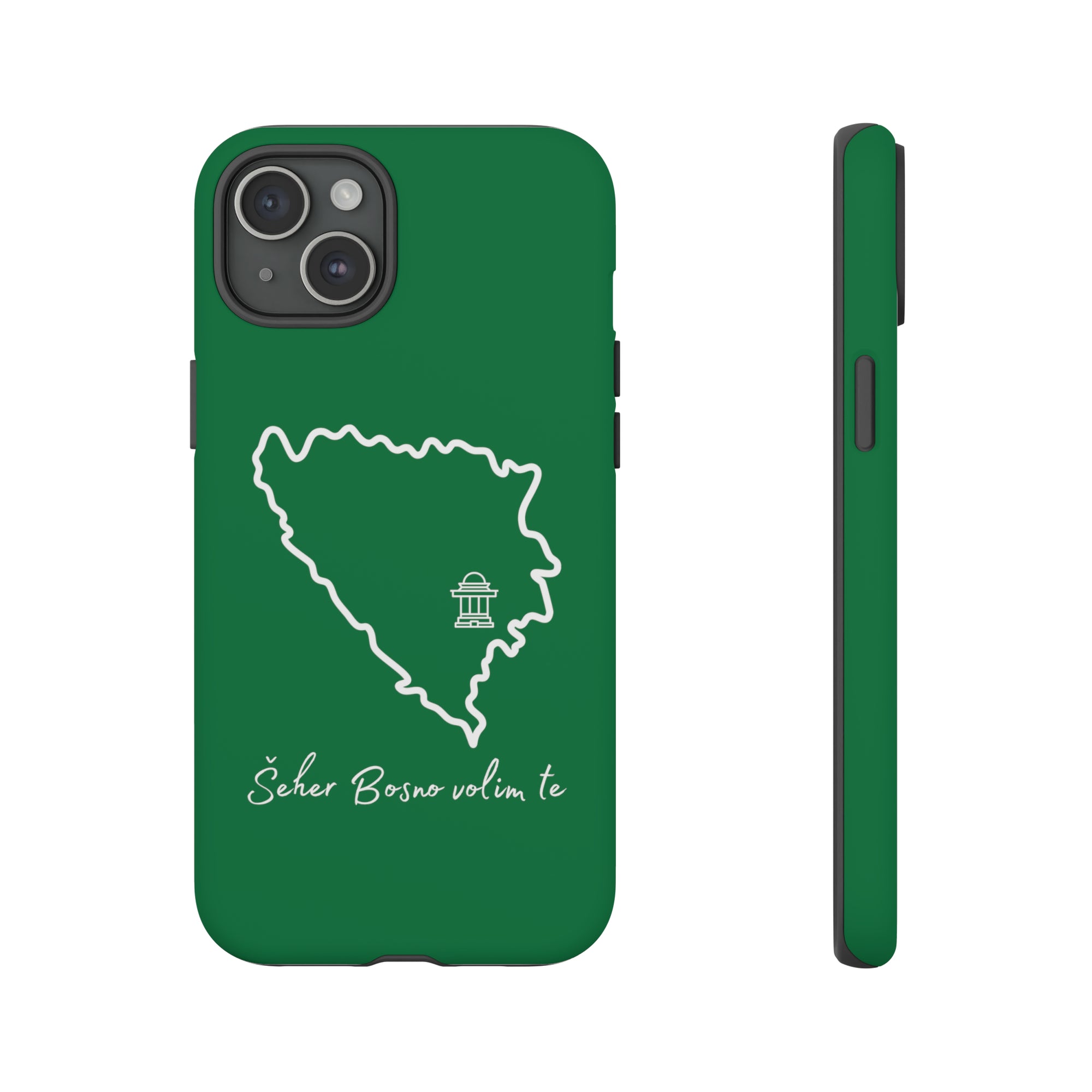 Šeher Bosno Volim Te Phone Case - Green