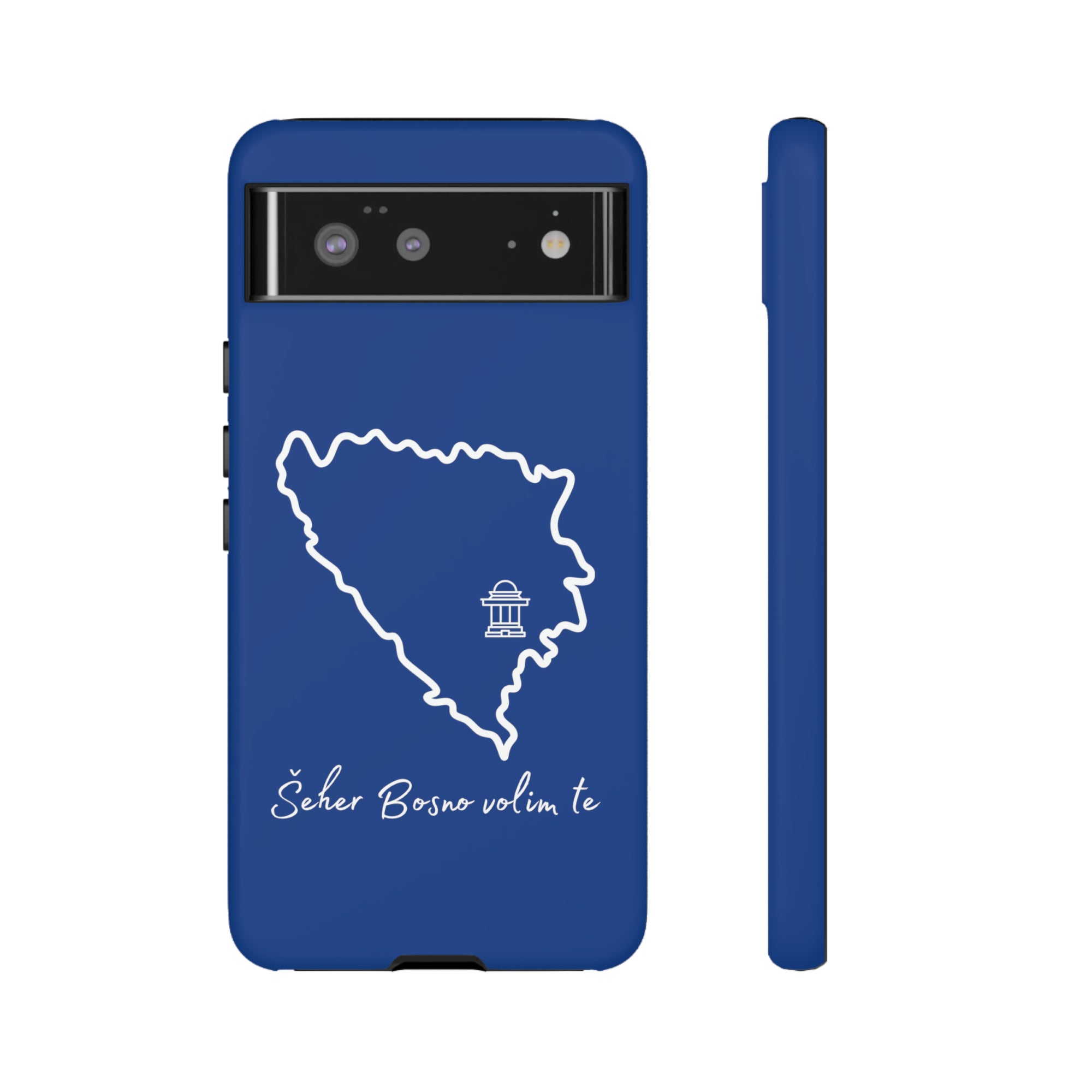 Šeher Bosno Volim Te Phone Case - Blue