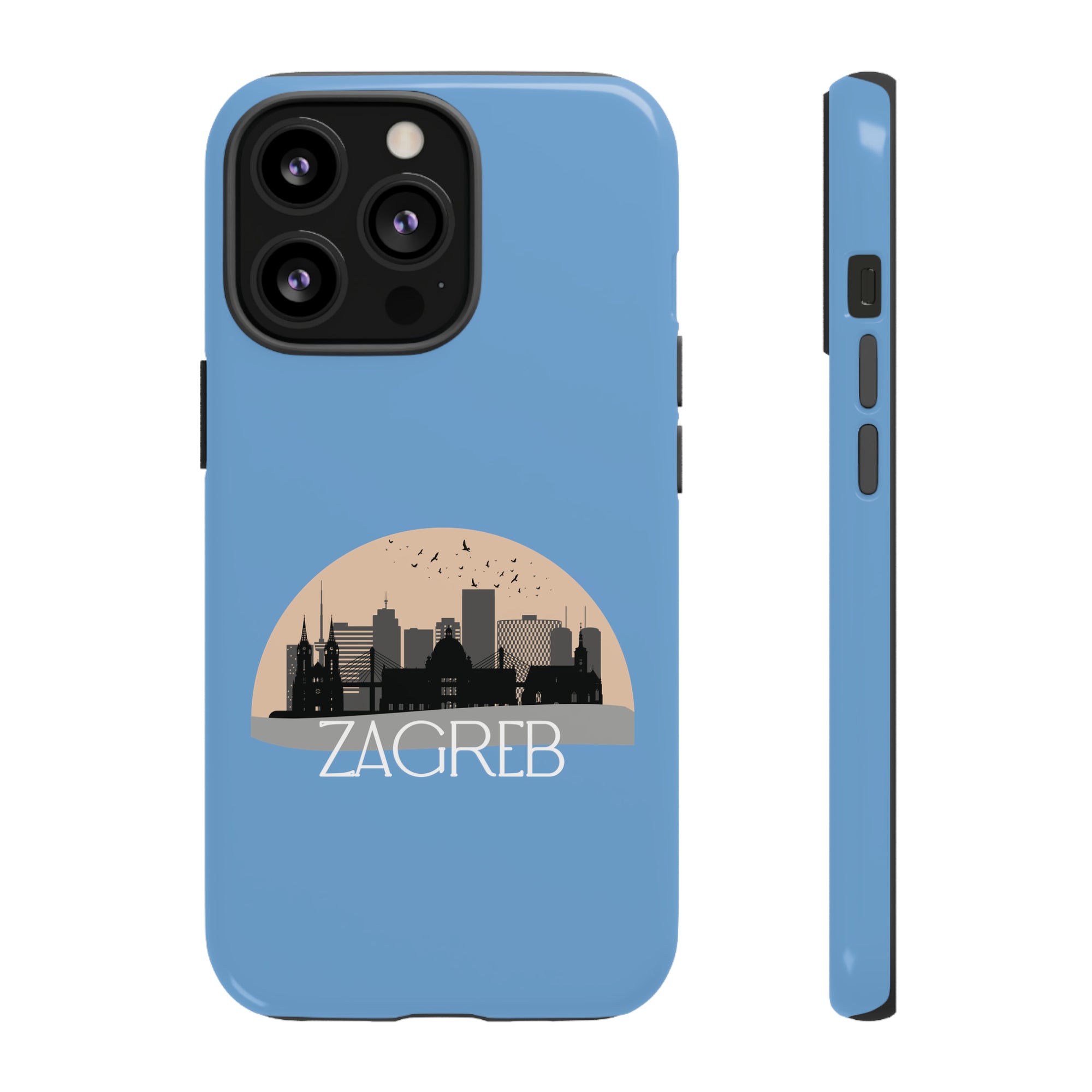 ZAGREB Phone Case - Light Blue