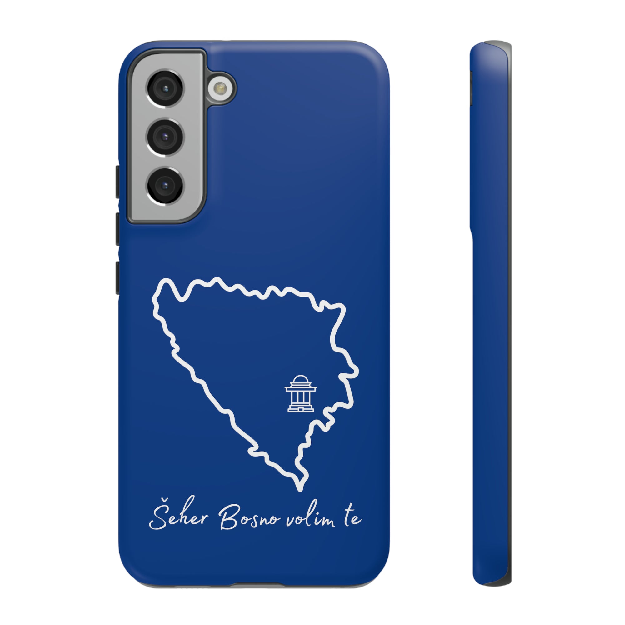 Šeher Bosno Volim Te Phone Case - Blue