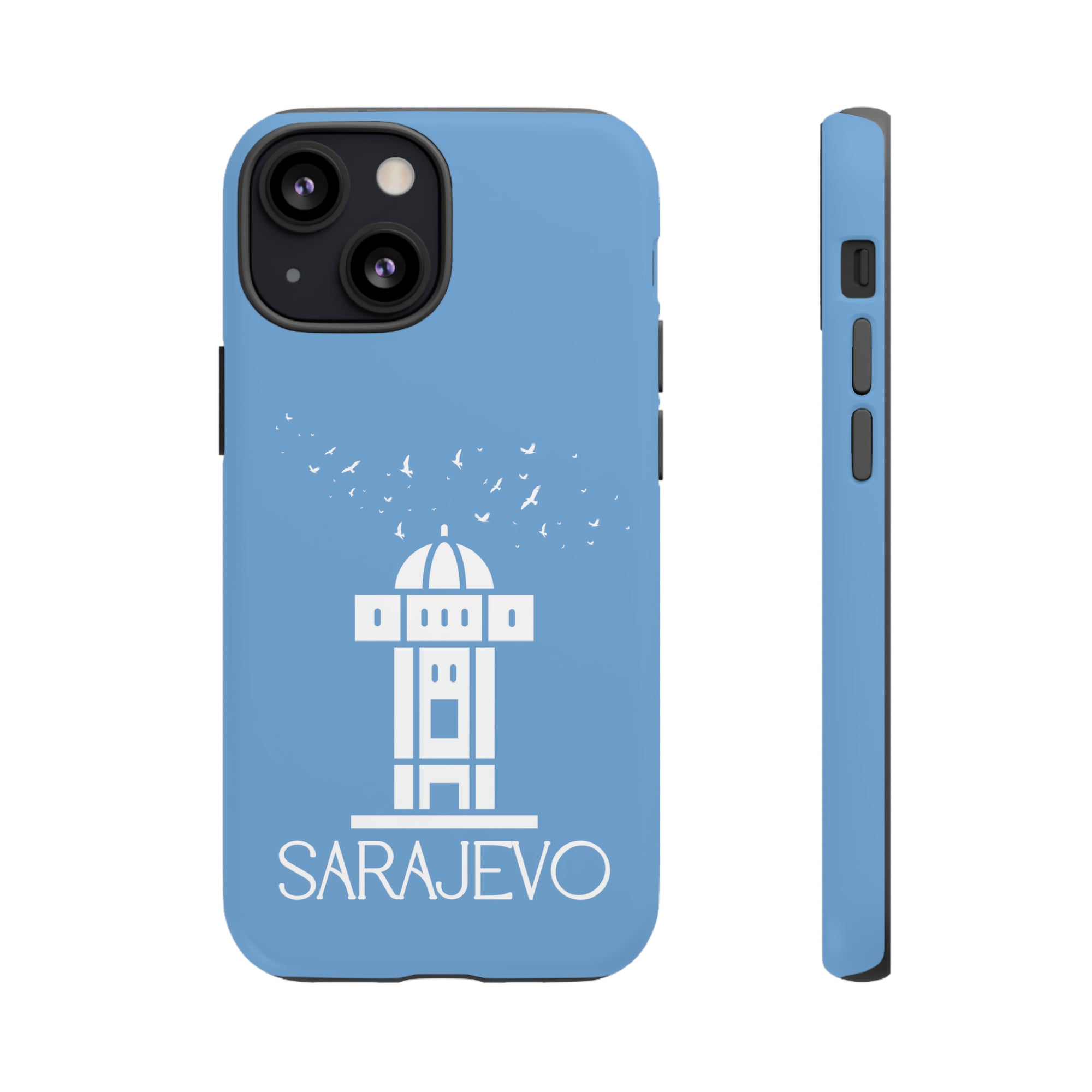 SARAJEVO SEBILJ Phone Case - Light Blue