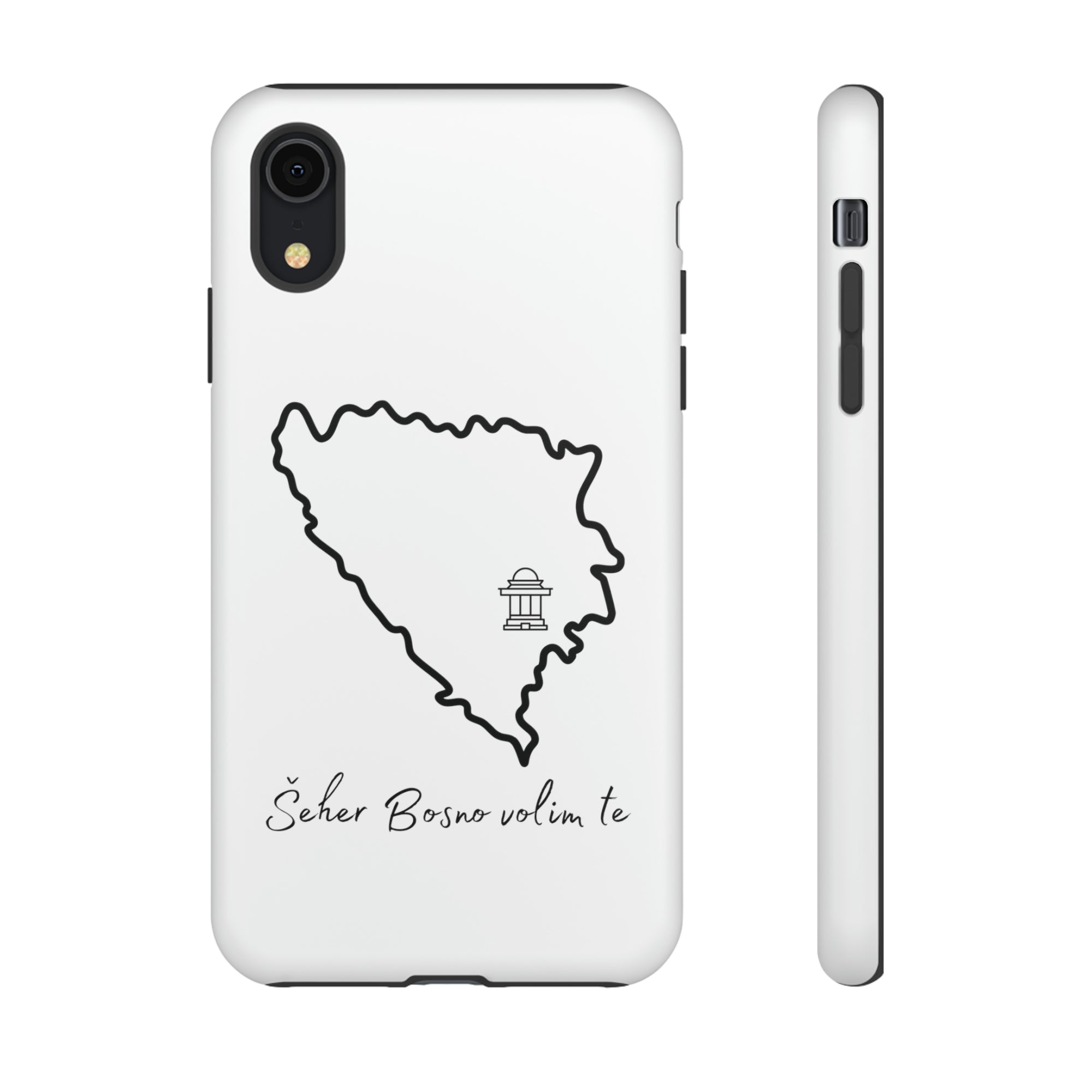 Šeher Bosno Volim Te Phone Case - White