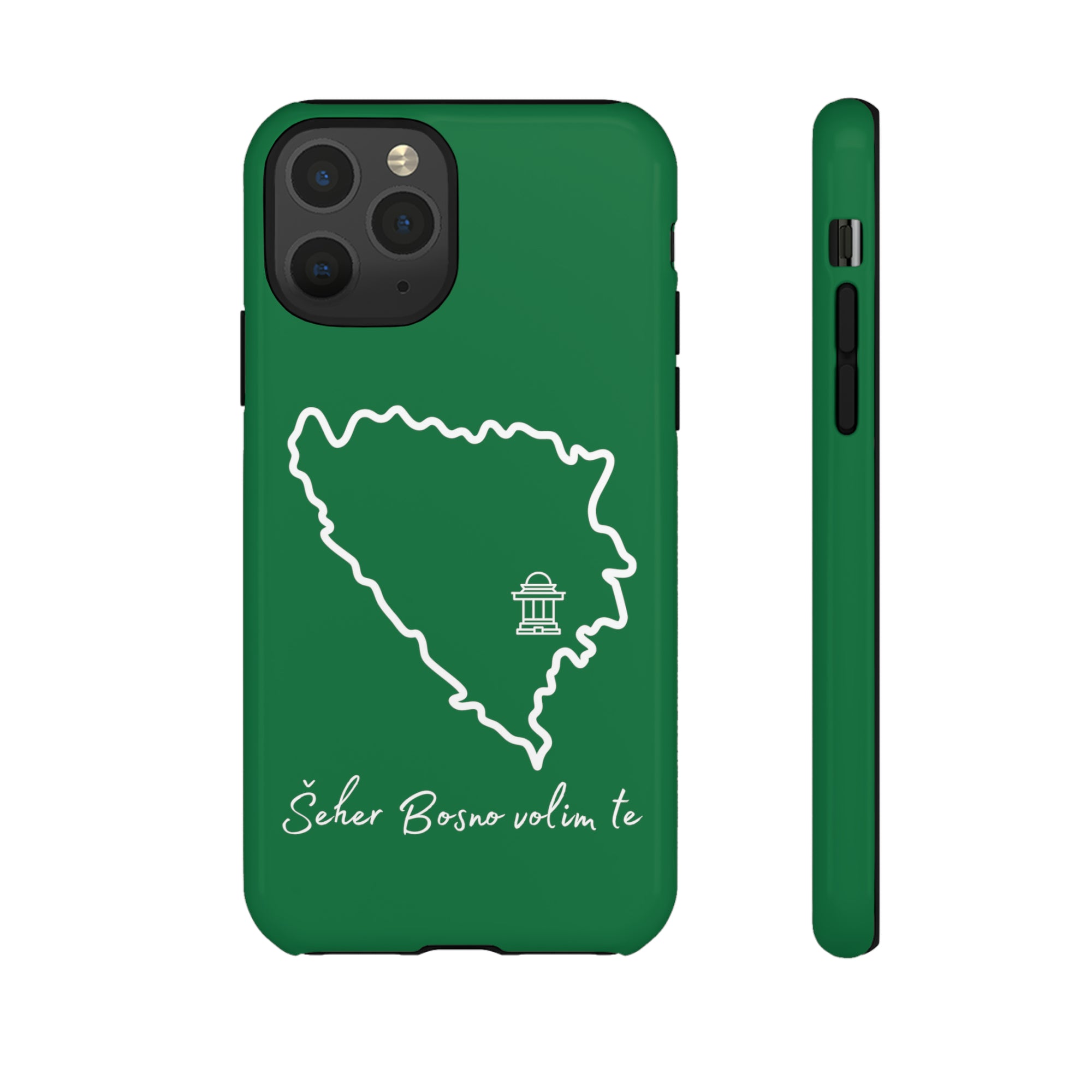 Šeher Bosno Volim Te Phone Case - Green