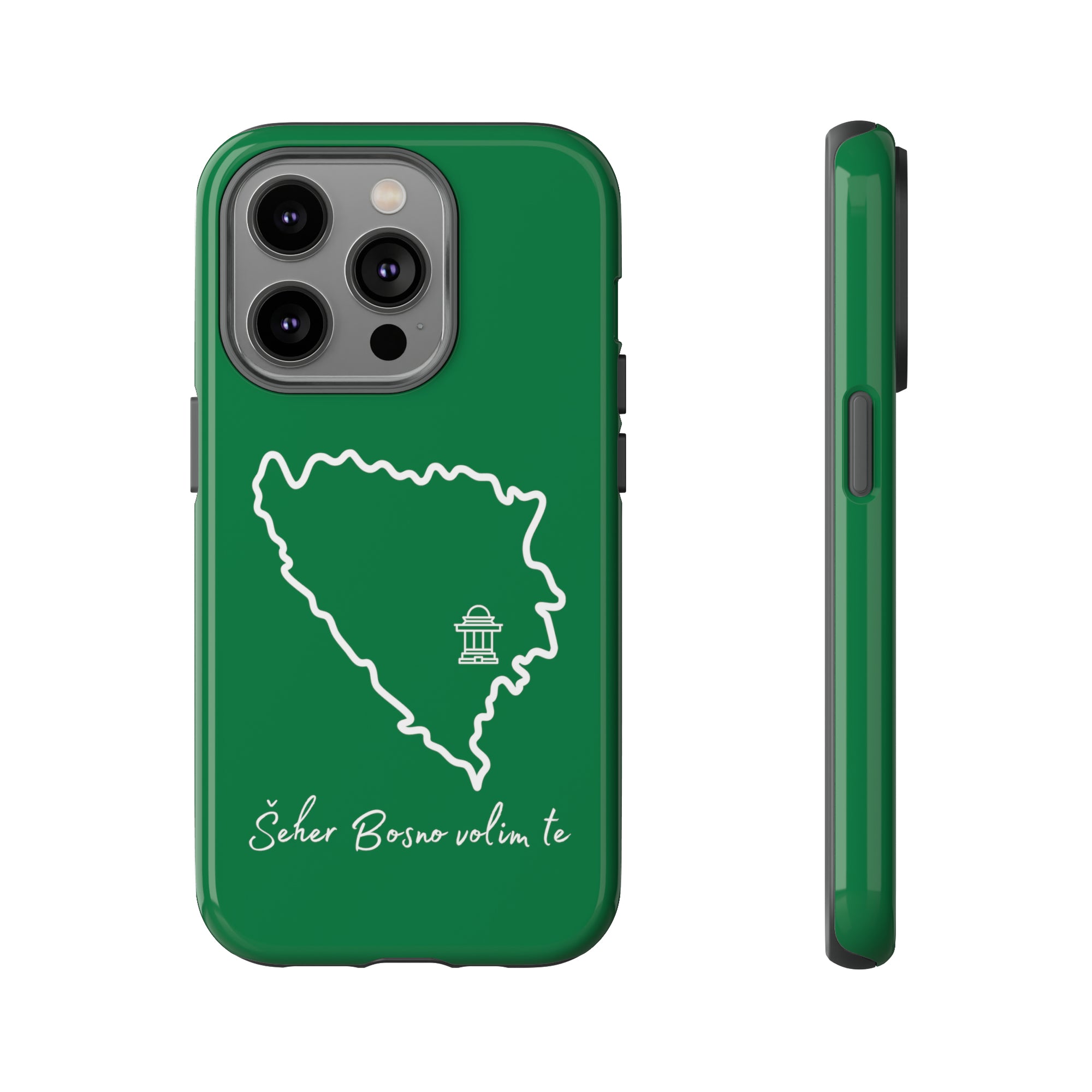 Šeher Bosno Volim Te Phone Case - Green