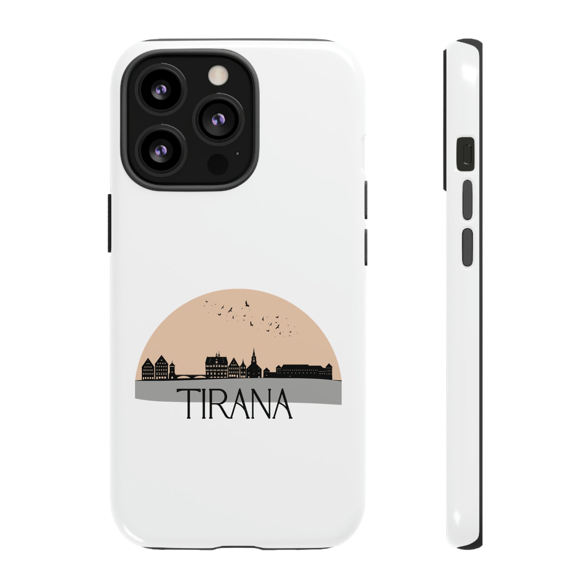 TIRANA Phone Case - White