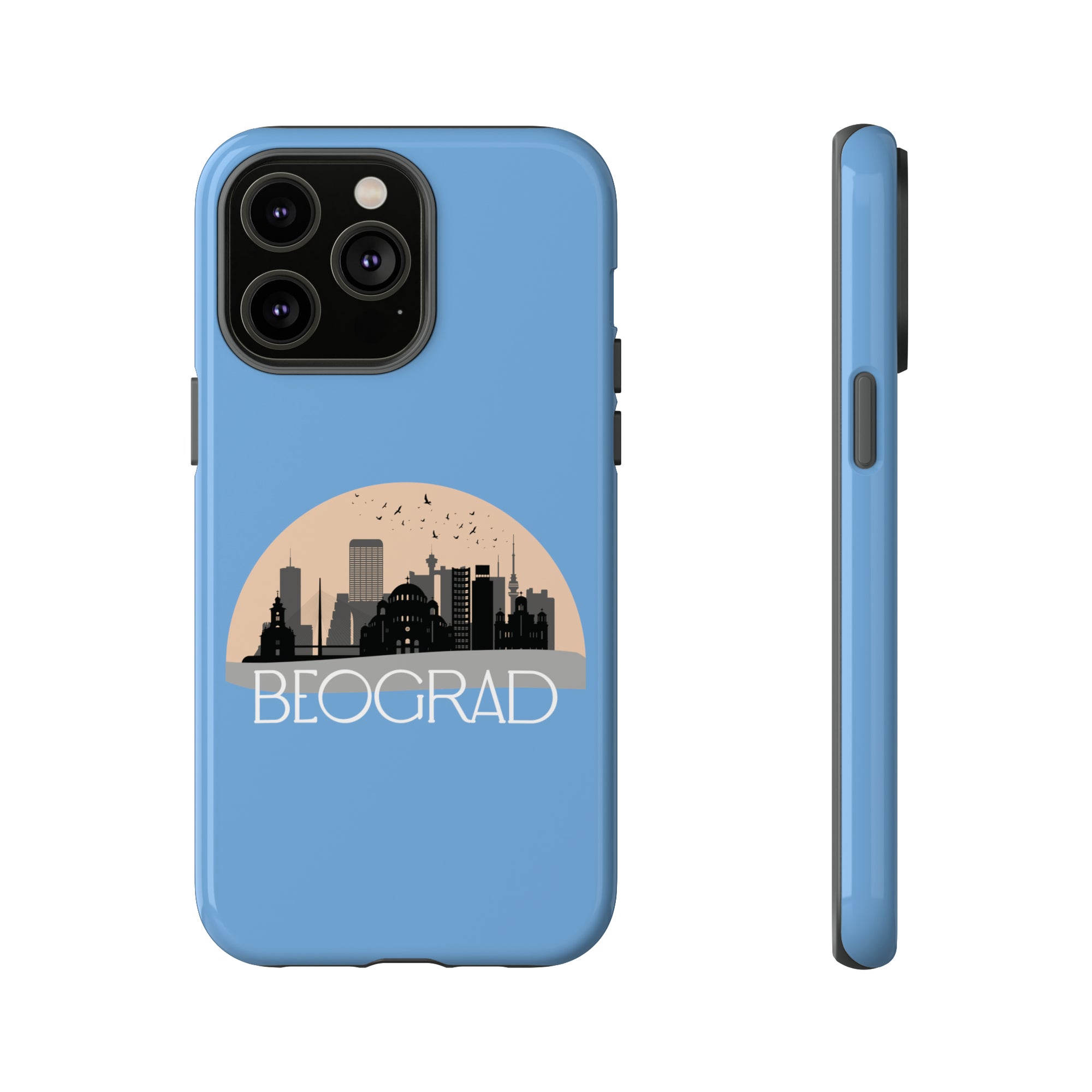 BEOGRAD Phone Case - Light Blue