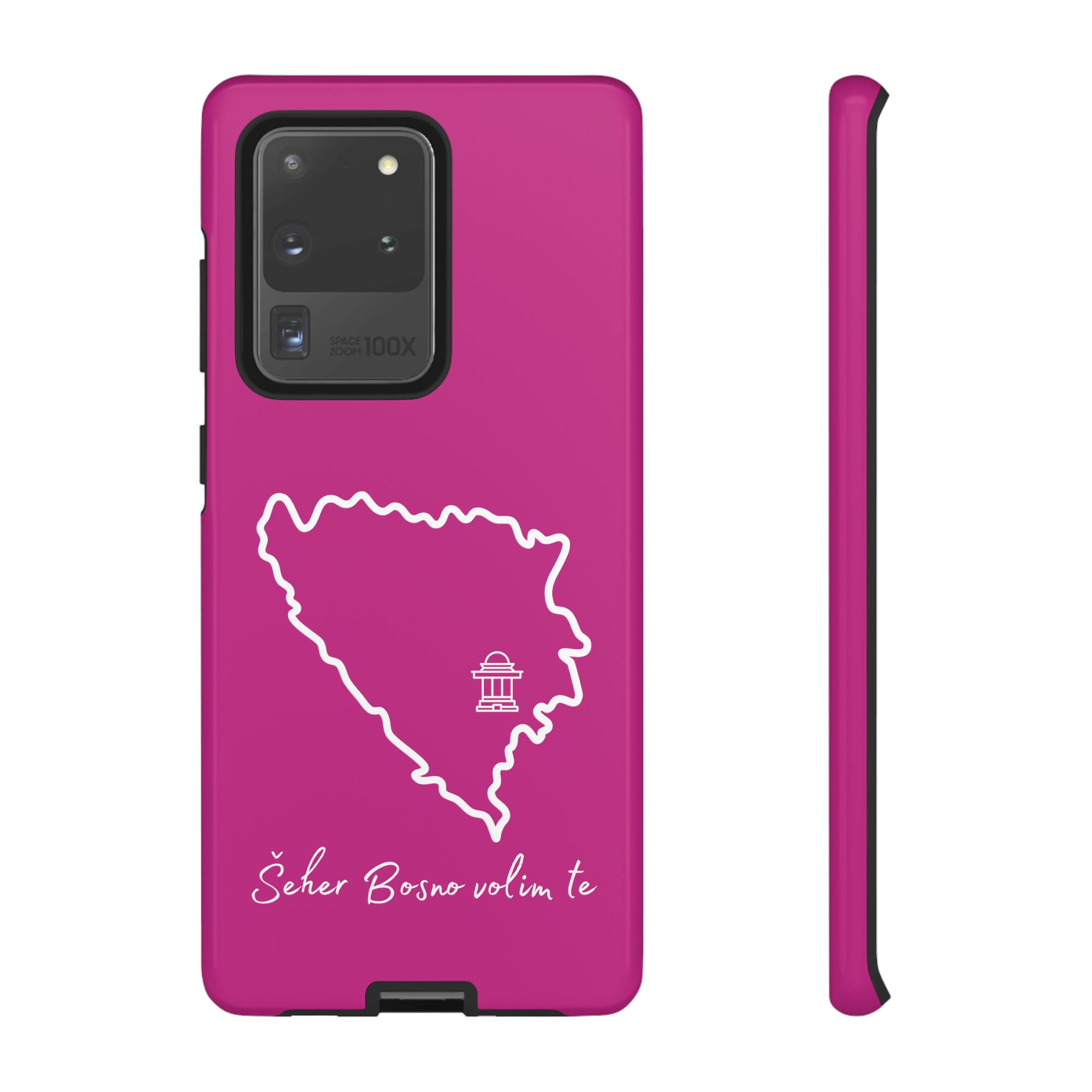 Šeher Bosno Volim Te Phone Case - Pink