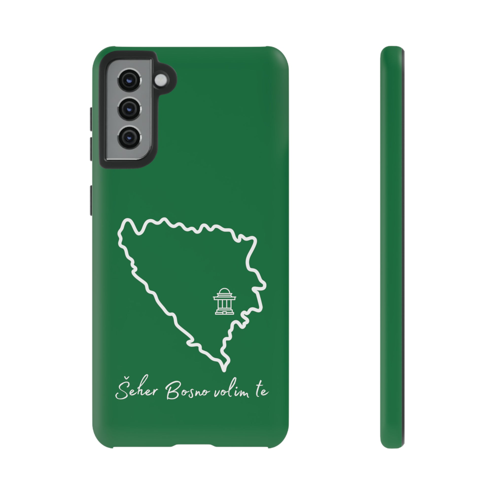 Šeher Bosno Volim Te Phone Case - Green