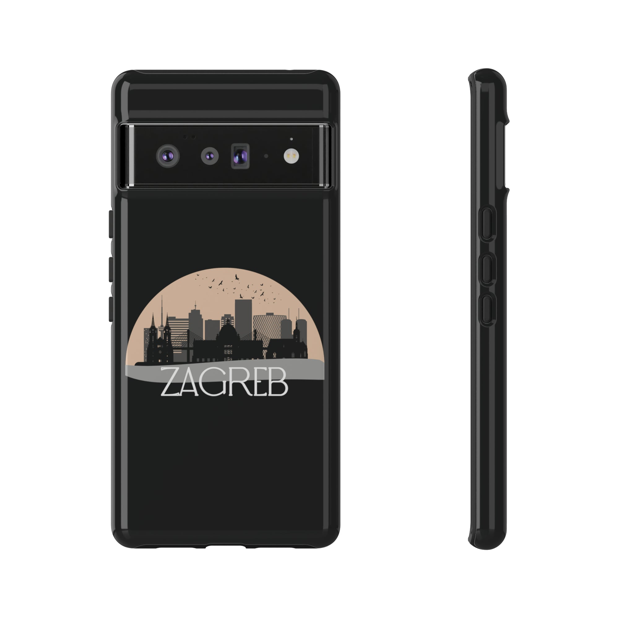 ZAGREB Phone Case - Black