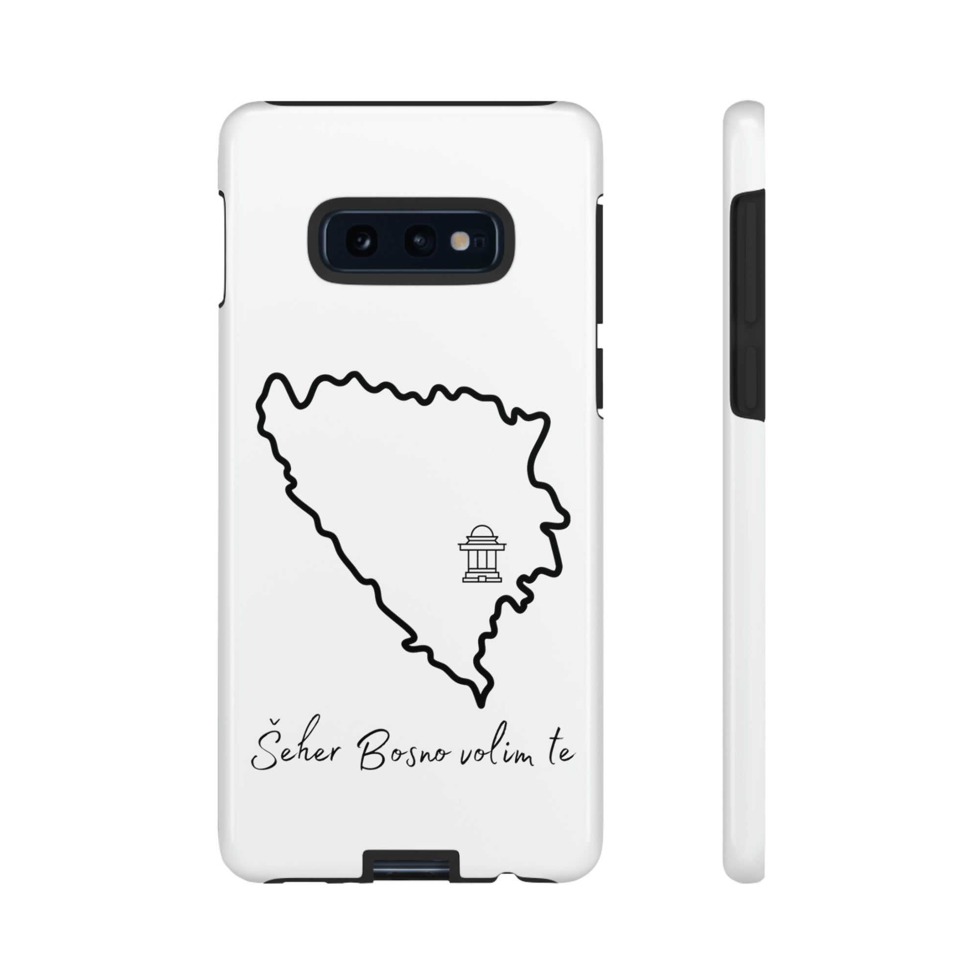 Šeher Bosno Volim Te Phone Case - White