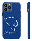 Šeher Bosno Volim Te Phone Case - Blue