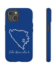 Šeher Bosno Volim Te Phone Case - Blue