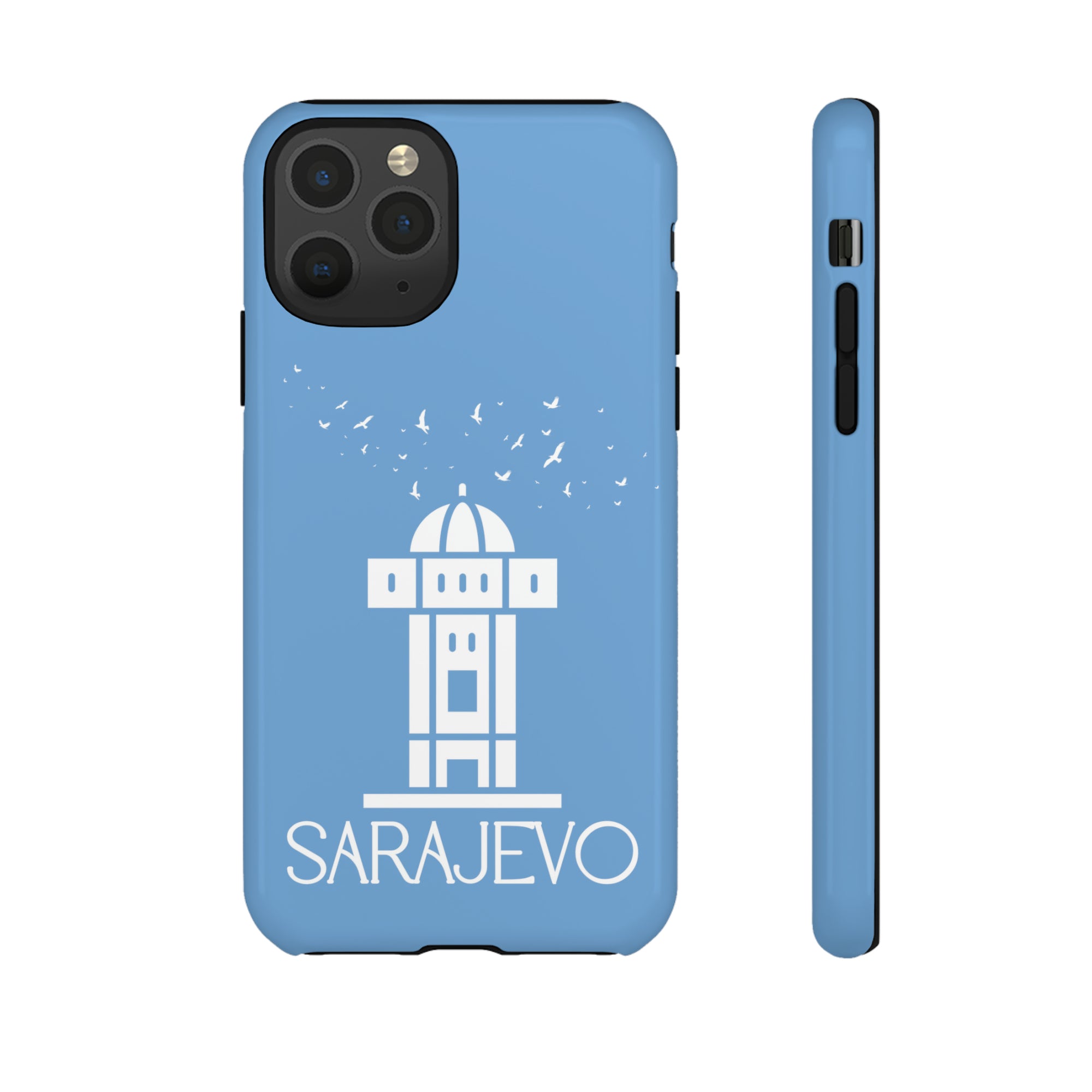 SARAJEVO SEBILJ Phone Case - Light Blue