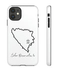 Šeher Bosno Volim Te Phone Case - White