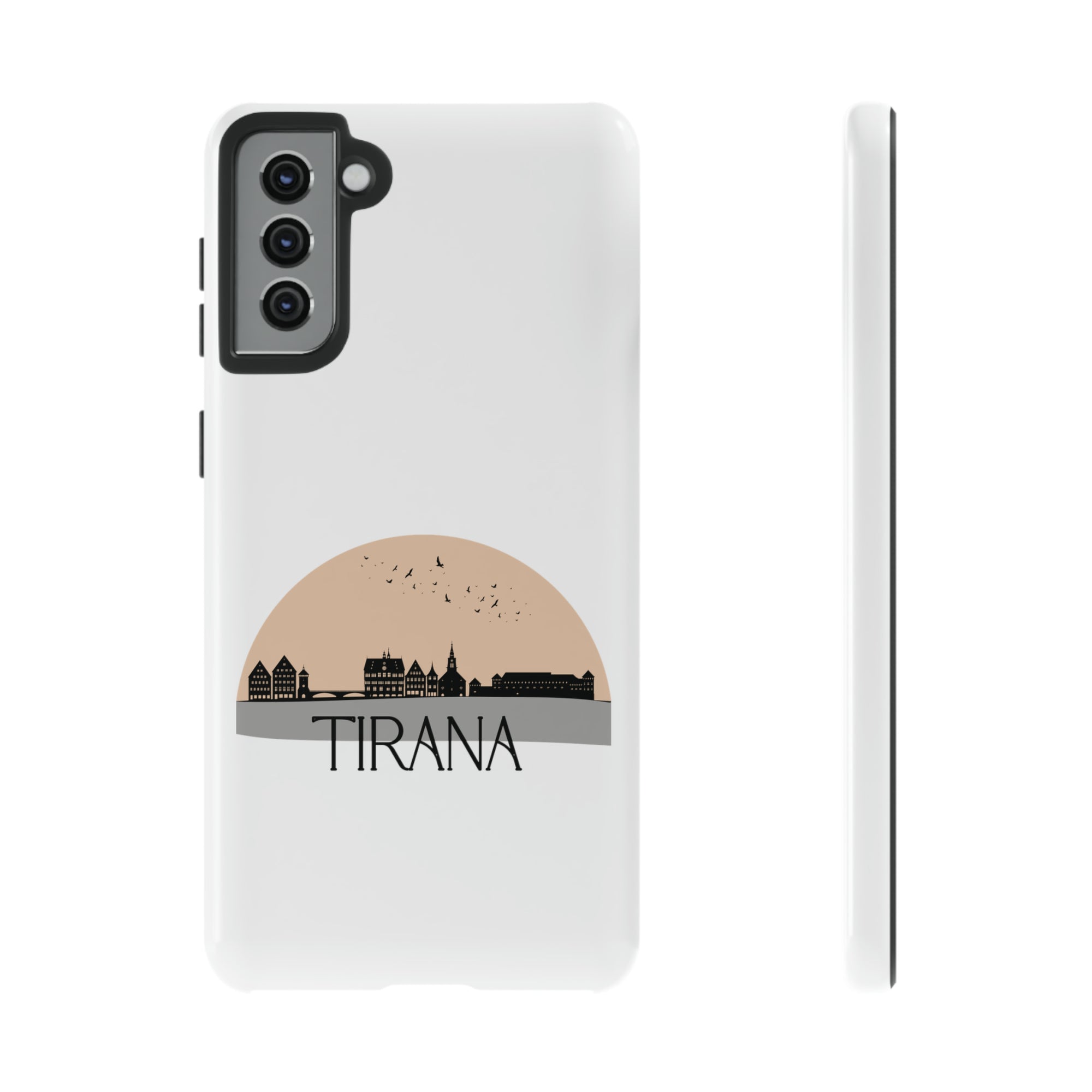 TIRANA Phone Case - White