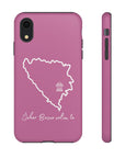 Šeher Bosno Volim Te Phone Case - Light Pink