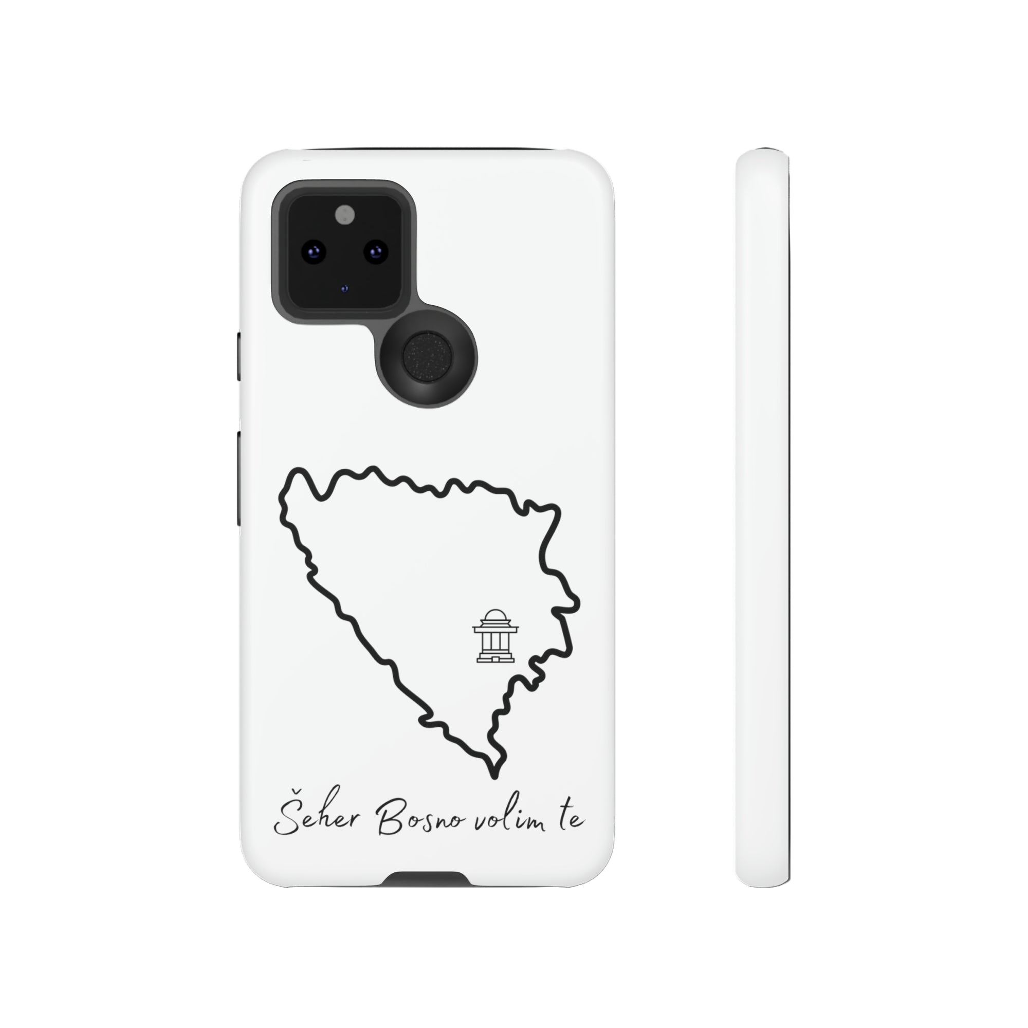 Šeher Bosno Volim Te Phone Case - White