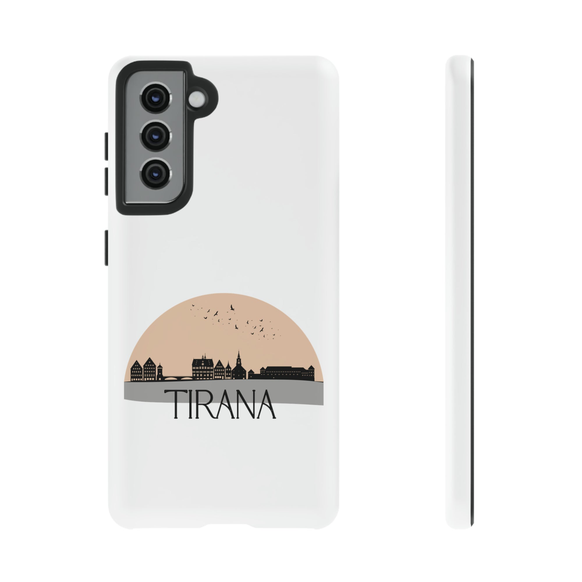 TIRANA Phone Case - White