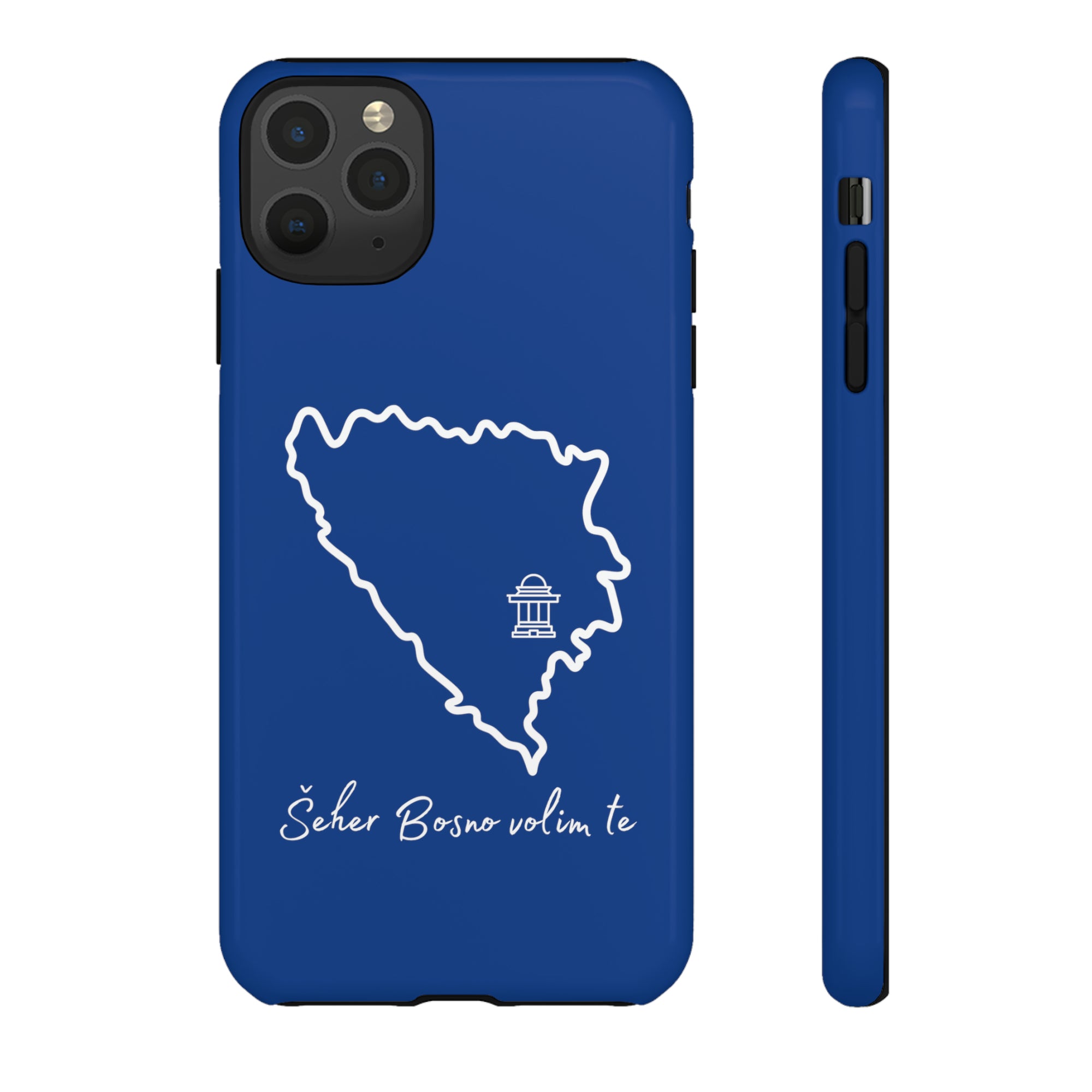 Šeher Bosno Volim Te Phone Case - Blue