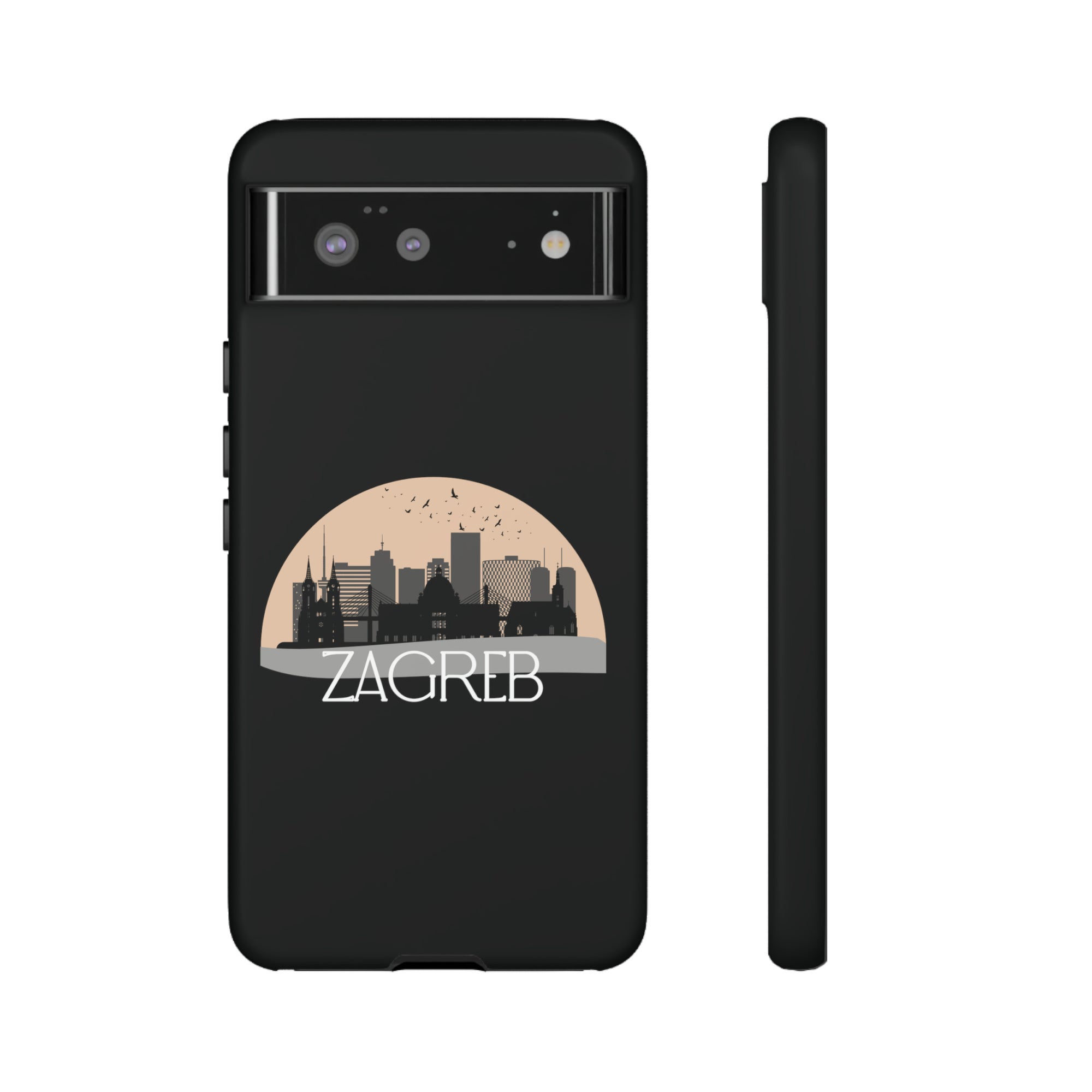 ZAGREB Phone Case - Black