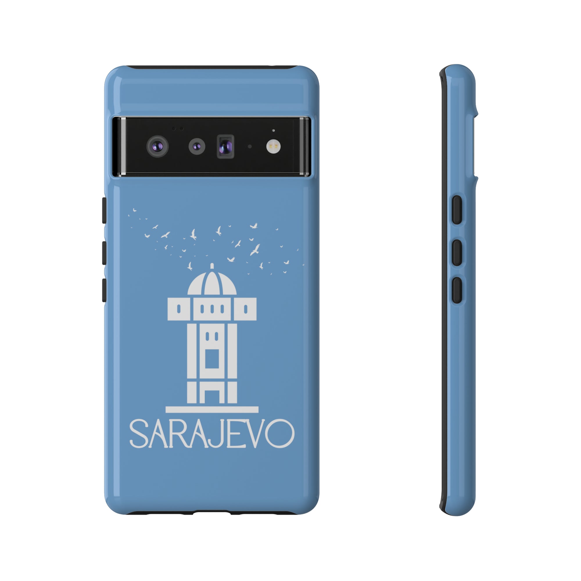 SARAJEVO SEBILJ Phone Case - Light Blue